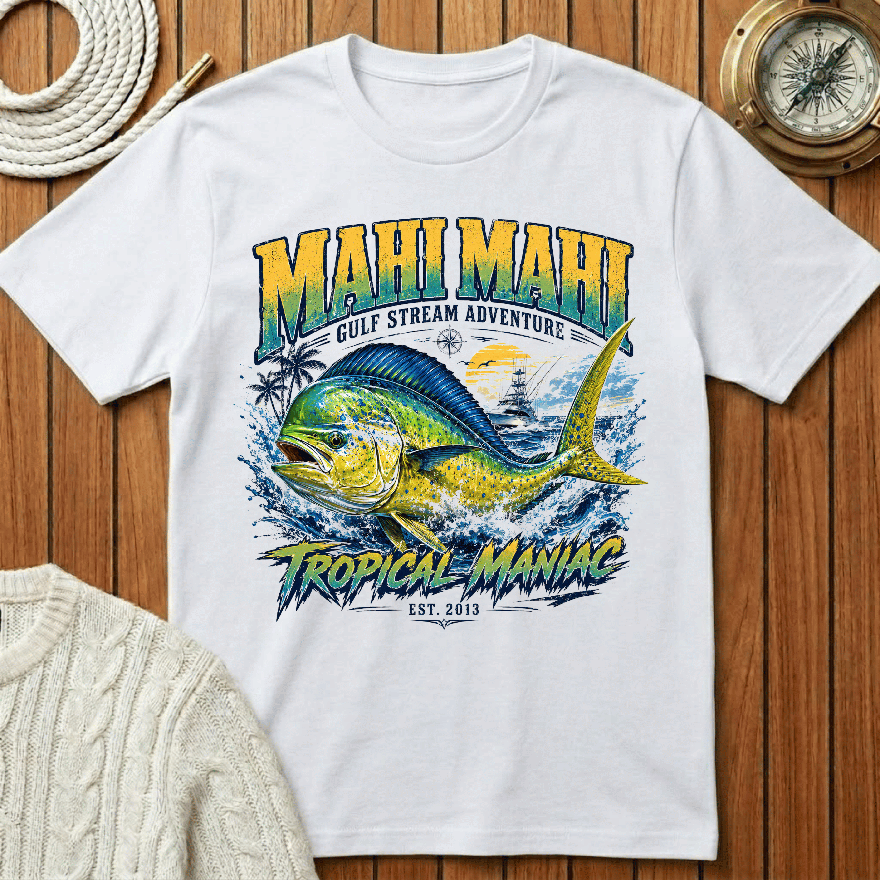 Mahi Mahi Gulf Stream Adventure - T-Shirt