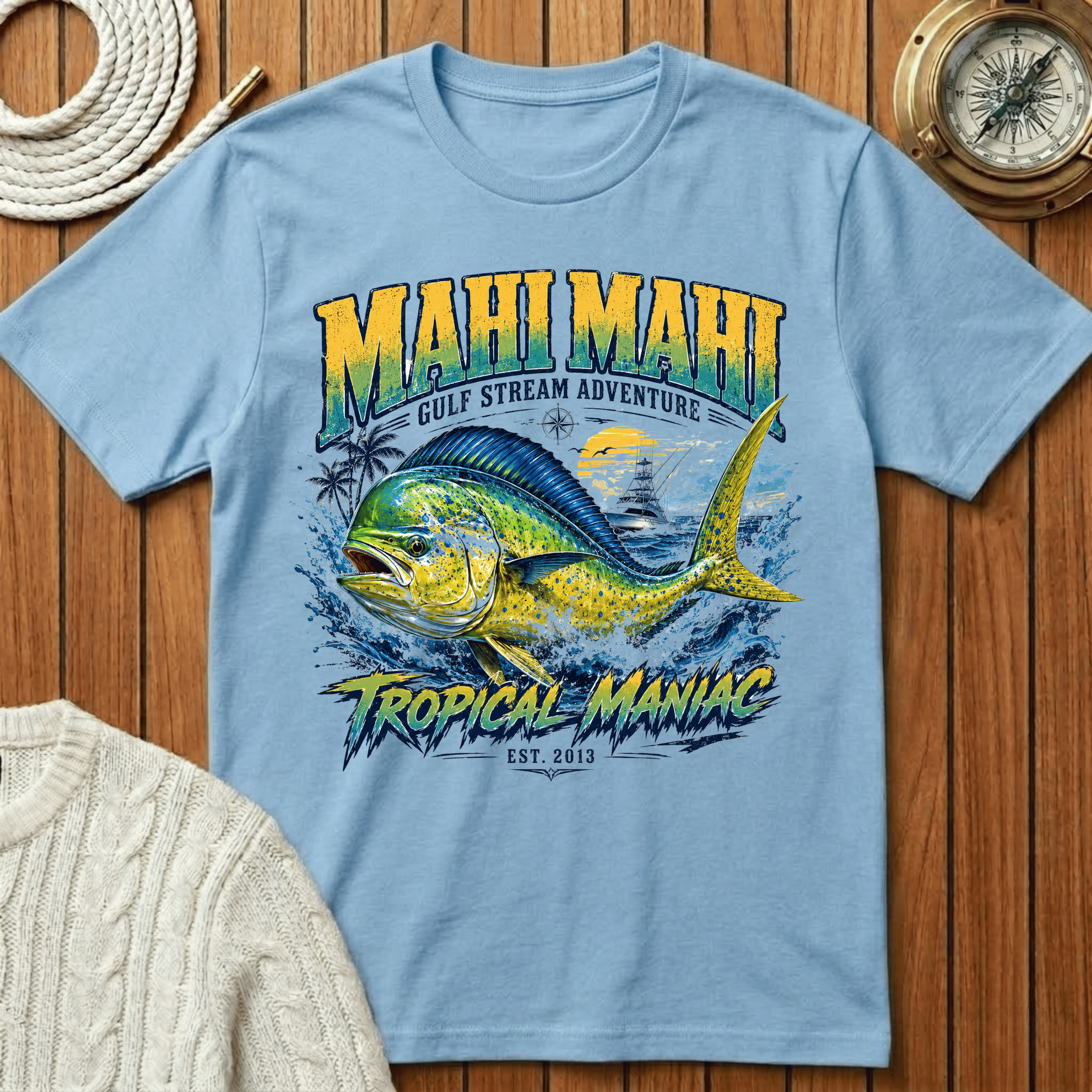 Mahi Mahi Gulf Stream Adventure - T-Shirt