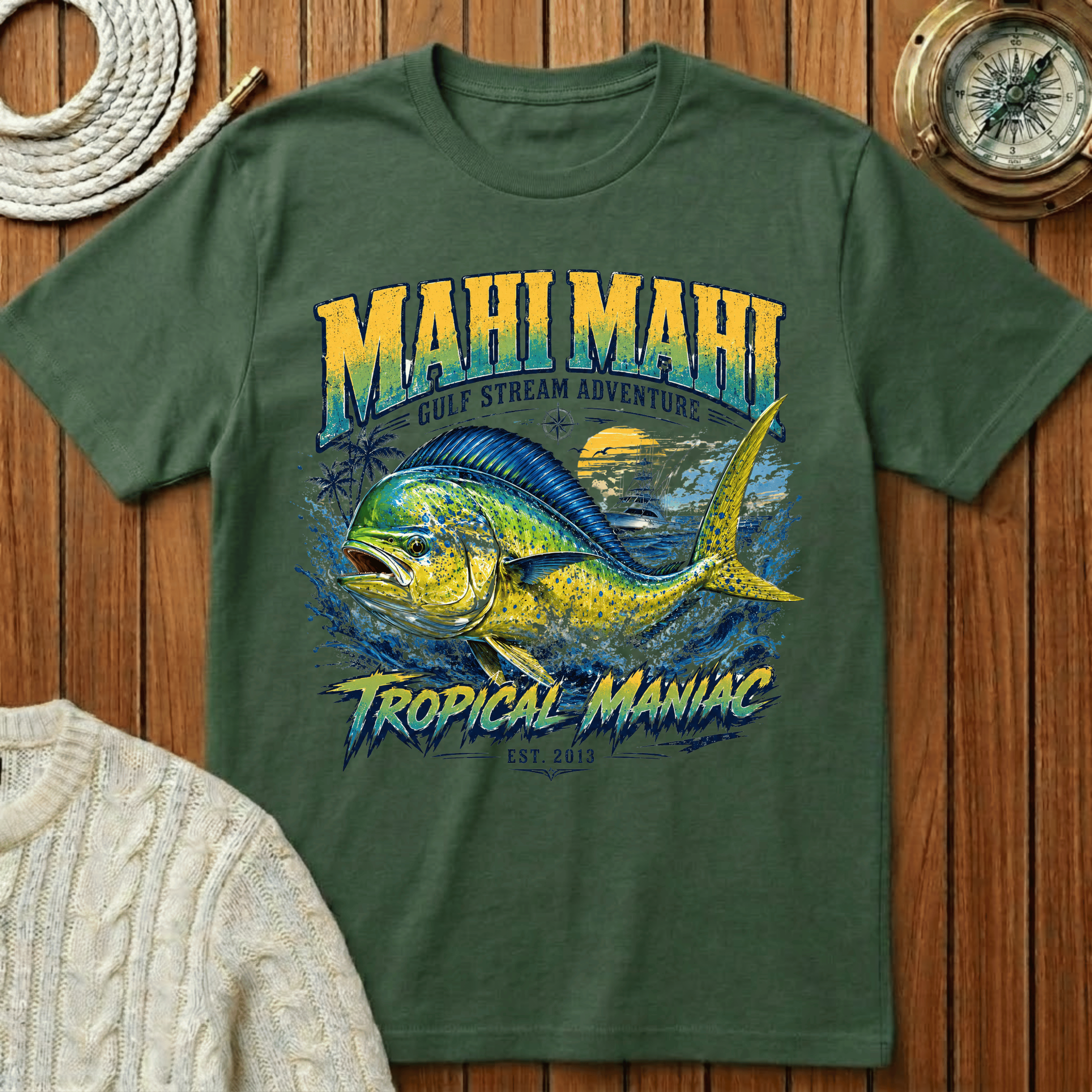 Mahi Mahi Gulf Stream Adventure - T-Shirt