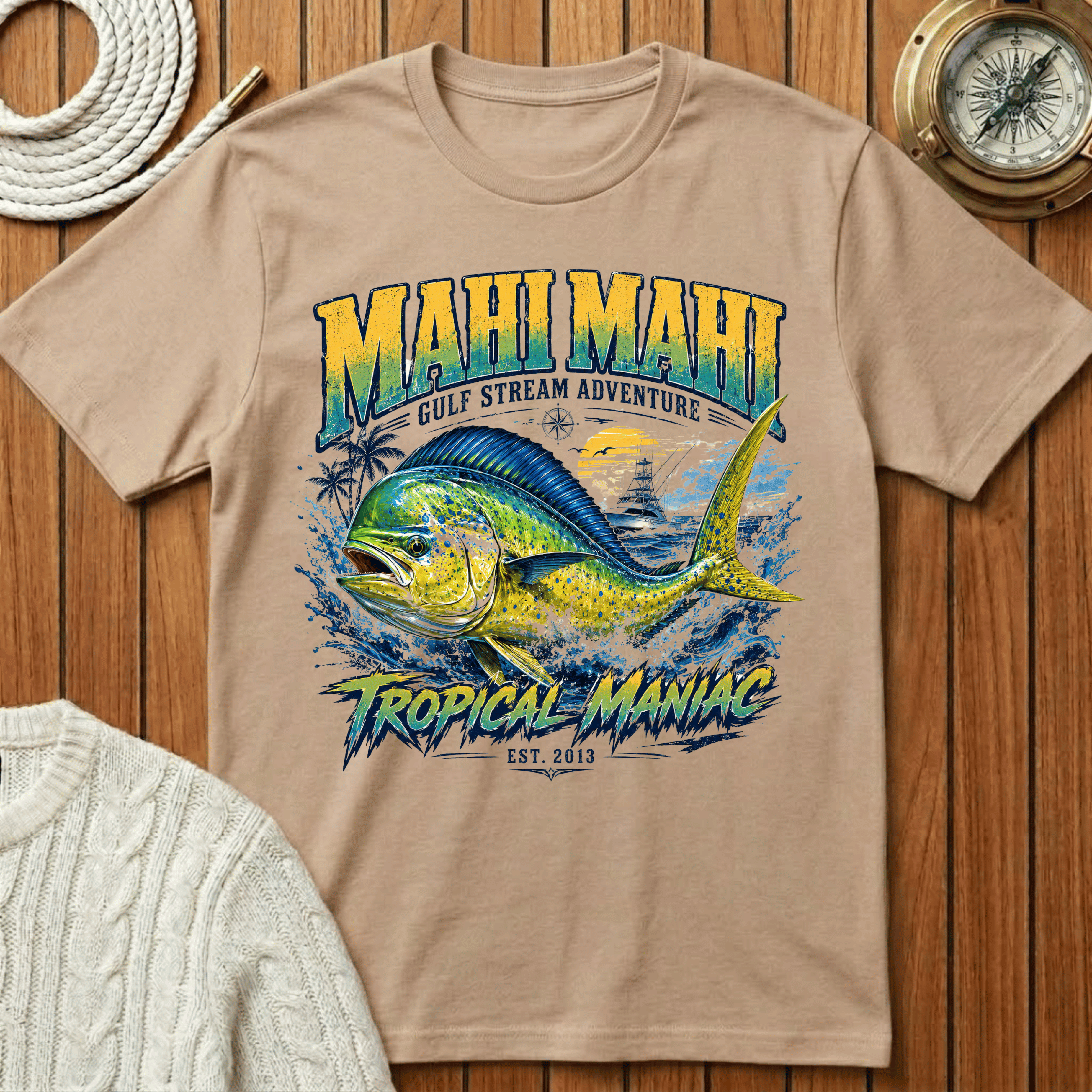 Mahi Mahi Gulf Stream Adventure - T-Shirt