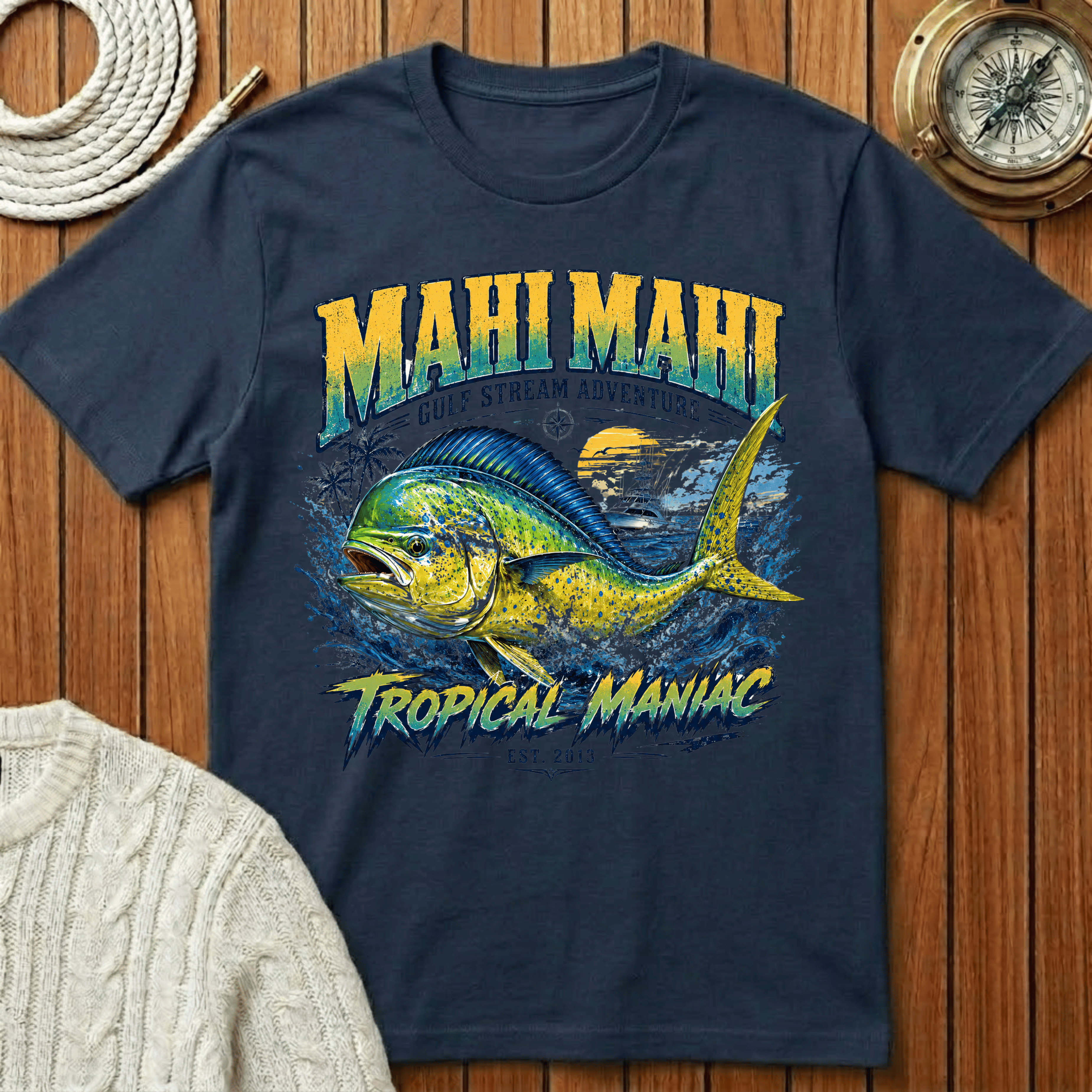 Mahi Mahi Gulf Stream Adventure - T-Shirt