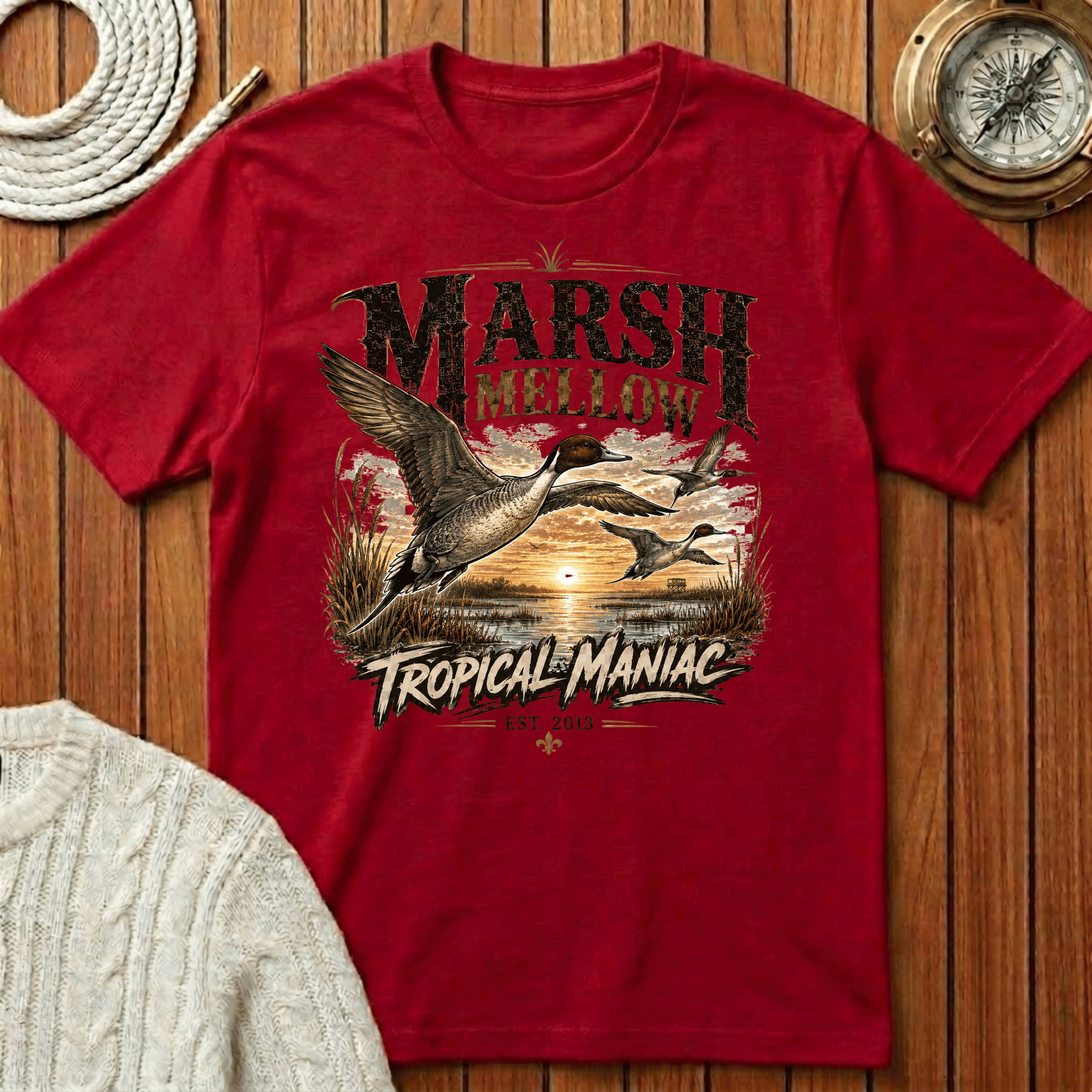 Marsh Mellow Duck Graphic - T-Shirt