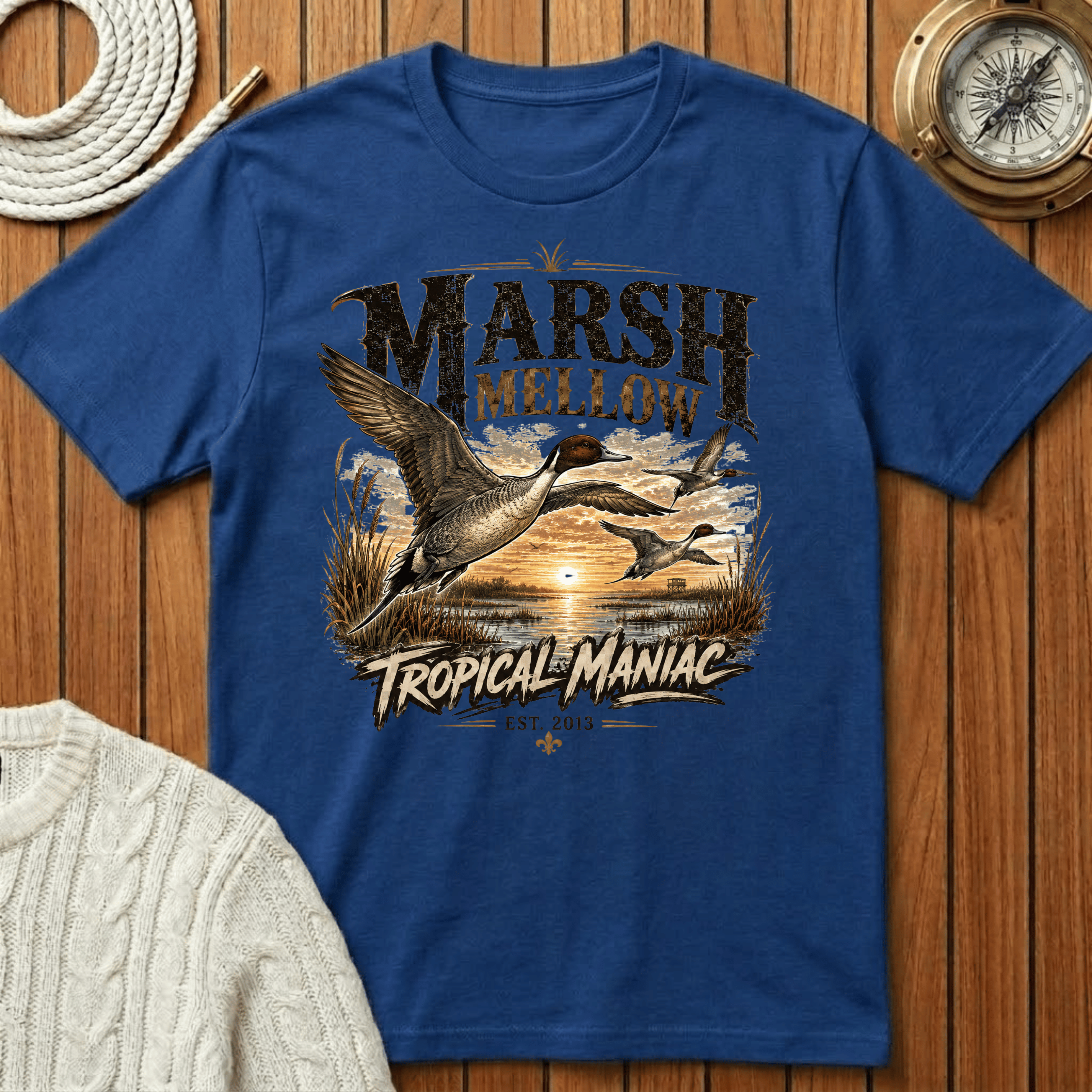 Marsh Mellow Duck Graphic - T-Shirt