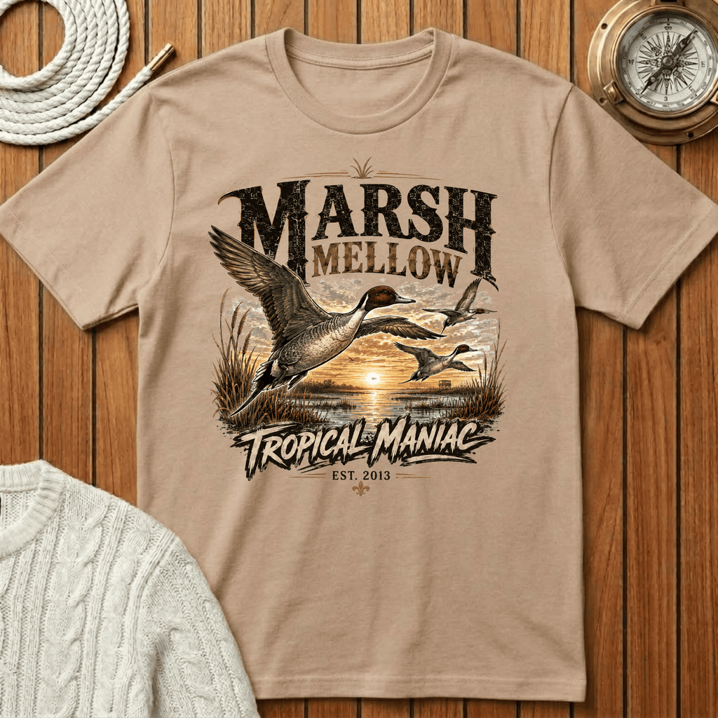 Marsh Mellow Duck Graphic - T-Shirt
