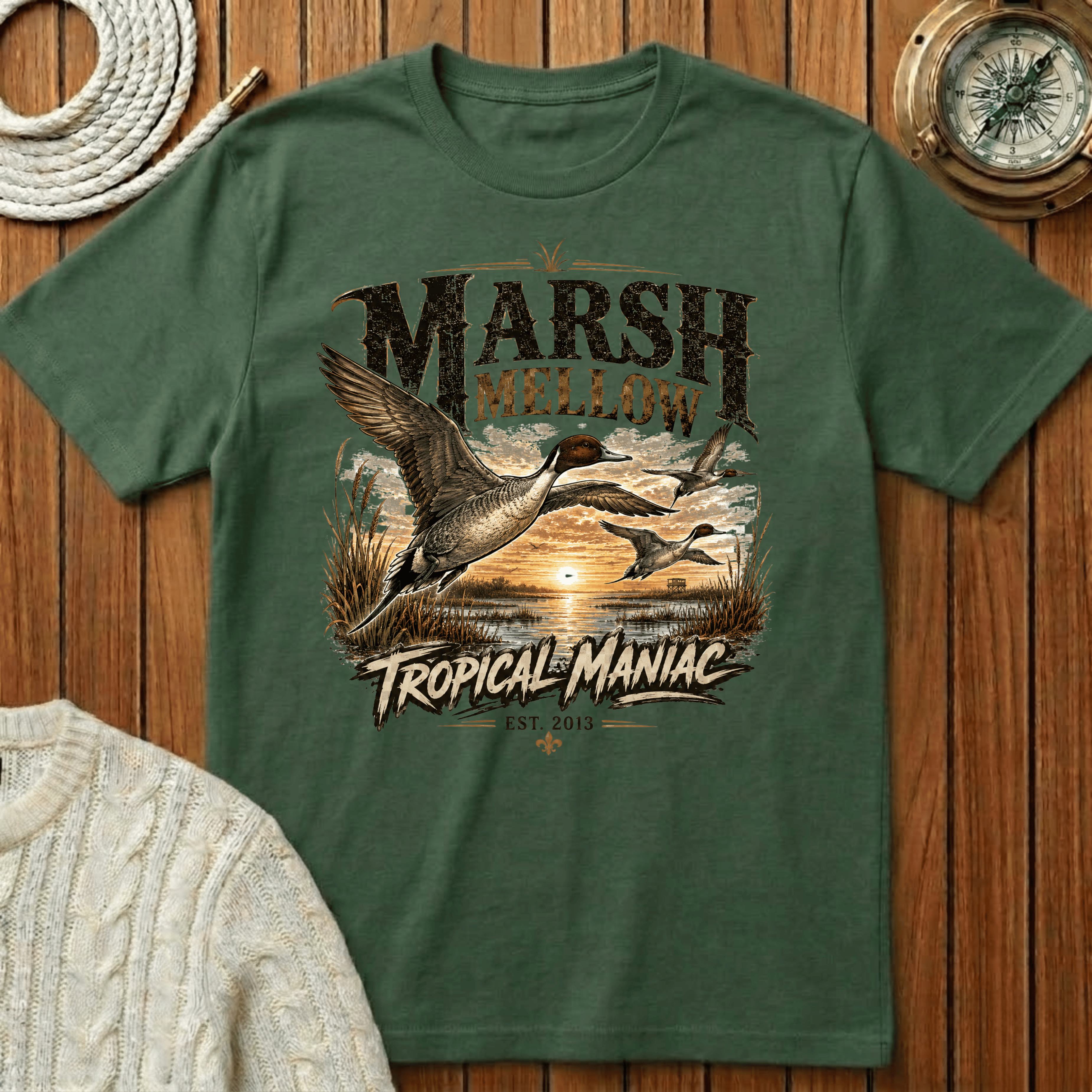 Marsh Mellow Duck Graphic - T-Shirt