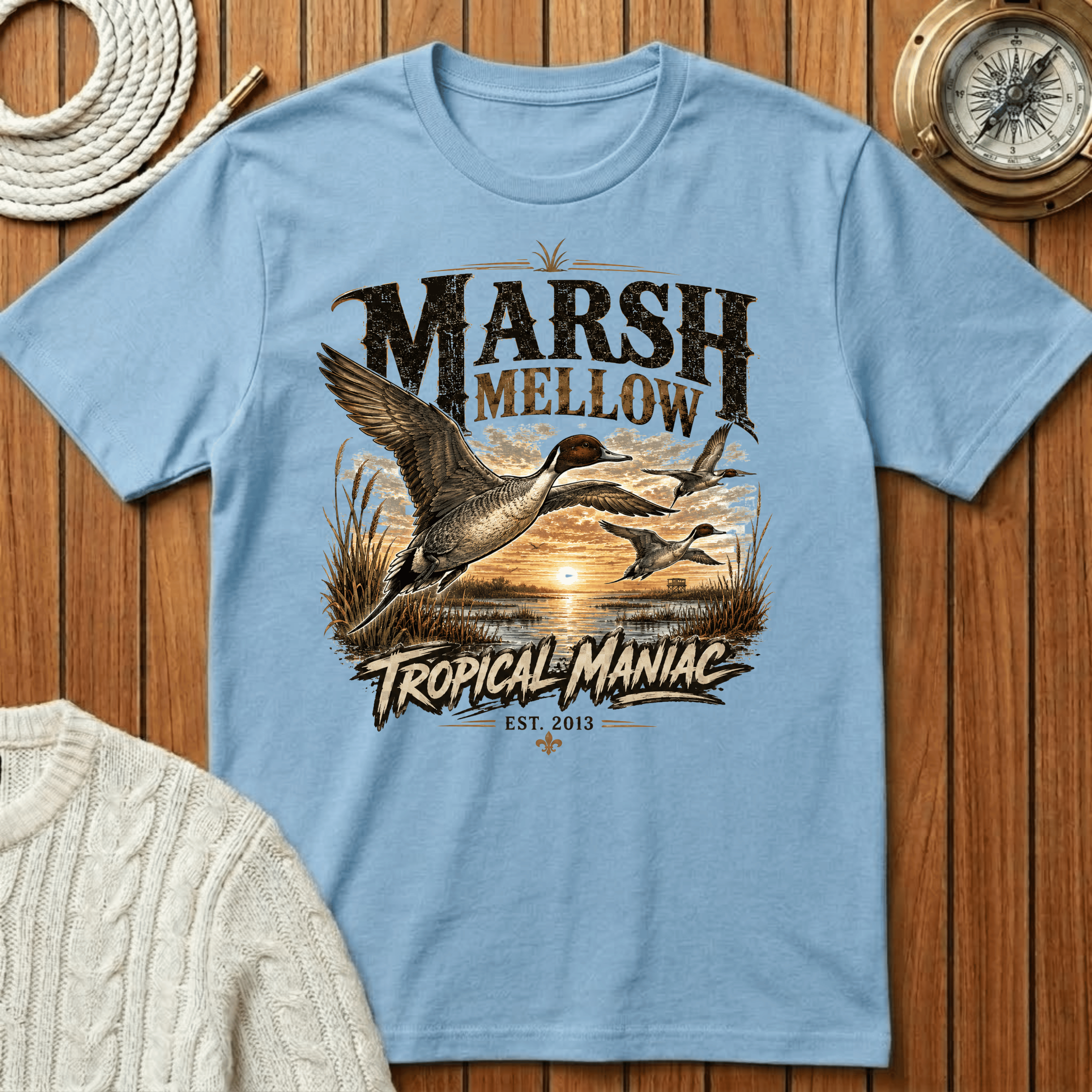 Marsh Mellow Duck Graphic - T-Shirt