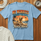 No Worries "Throw The Ball" Dog T-Shirt