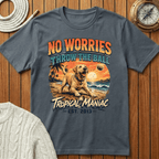 No Worries "Throw The Ball" Dog T-Shirt