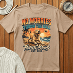 No Worries "Throw The Ball" Dog T-Shirt