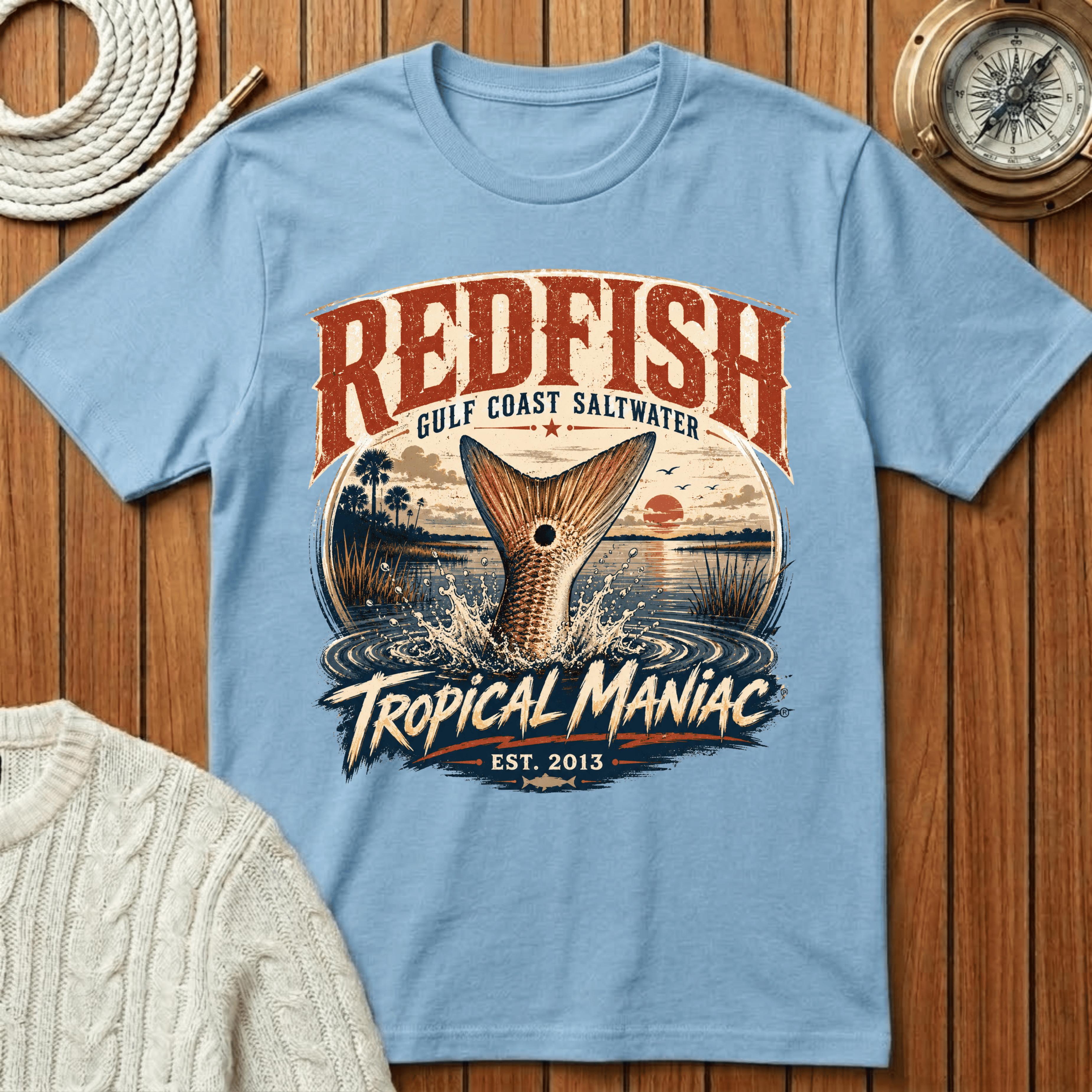 Redfish Gulf Coast Saltwater - T-Shirt