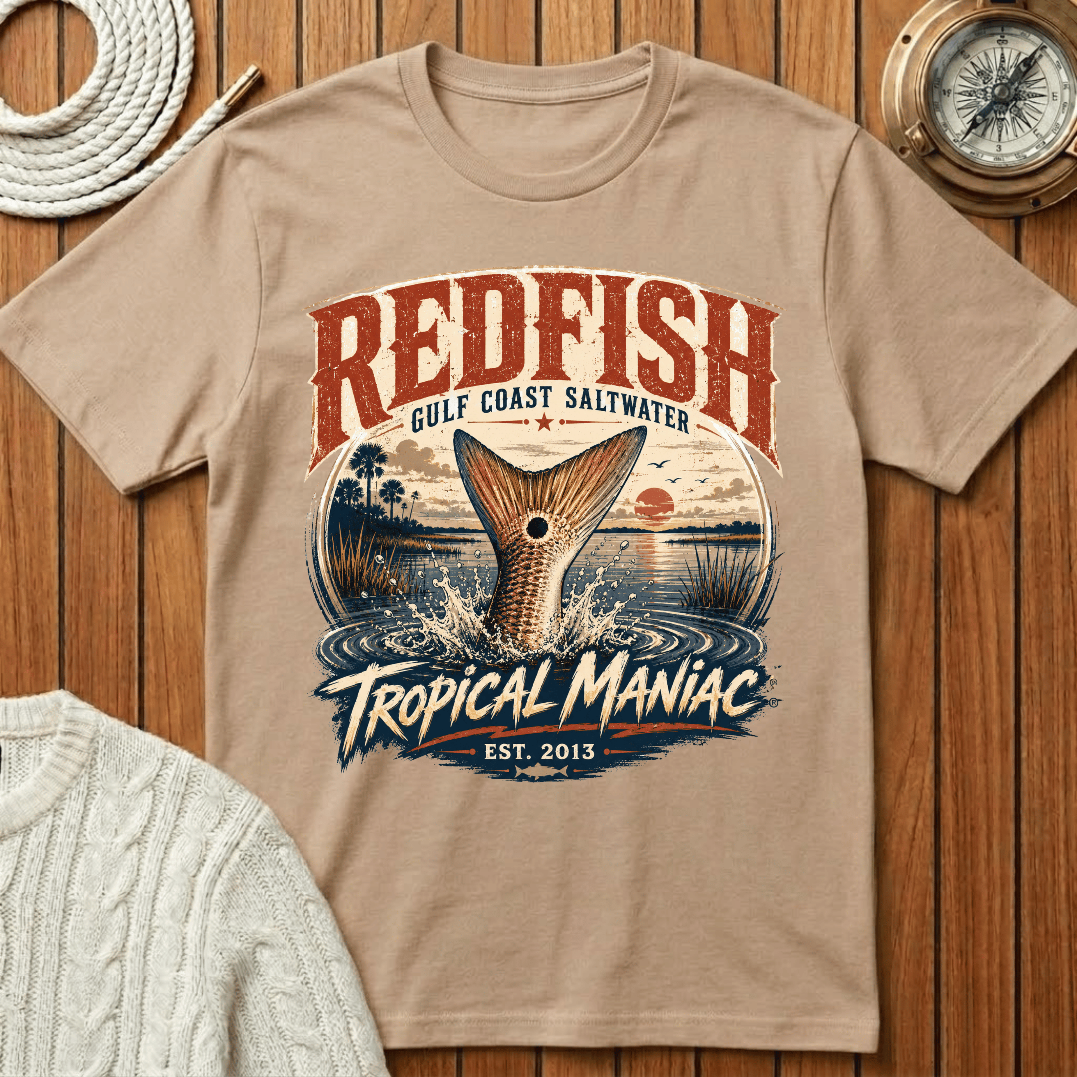 Redfish Gulf Coast Saltwater - T-Shirt