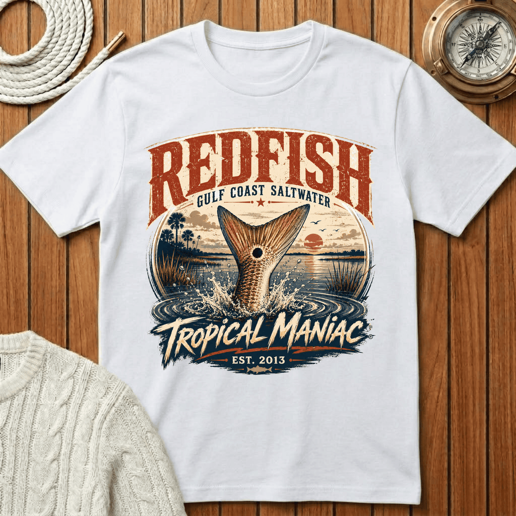 Redfish Gulf Coast Saltwater - T-Shirt