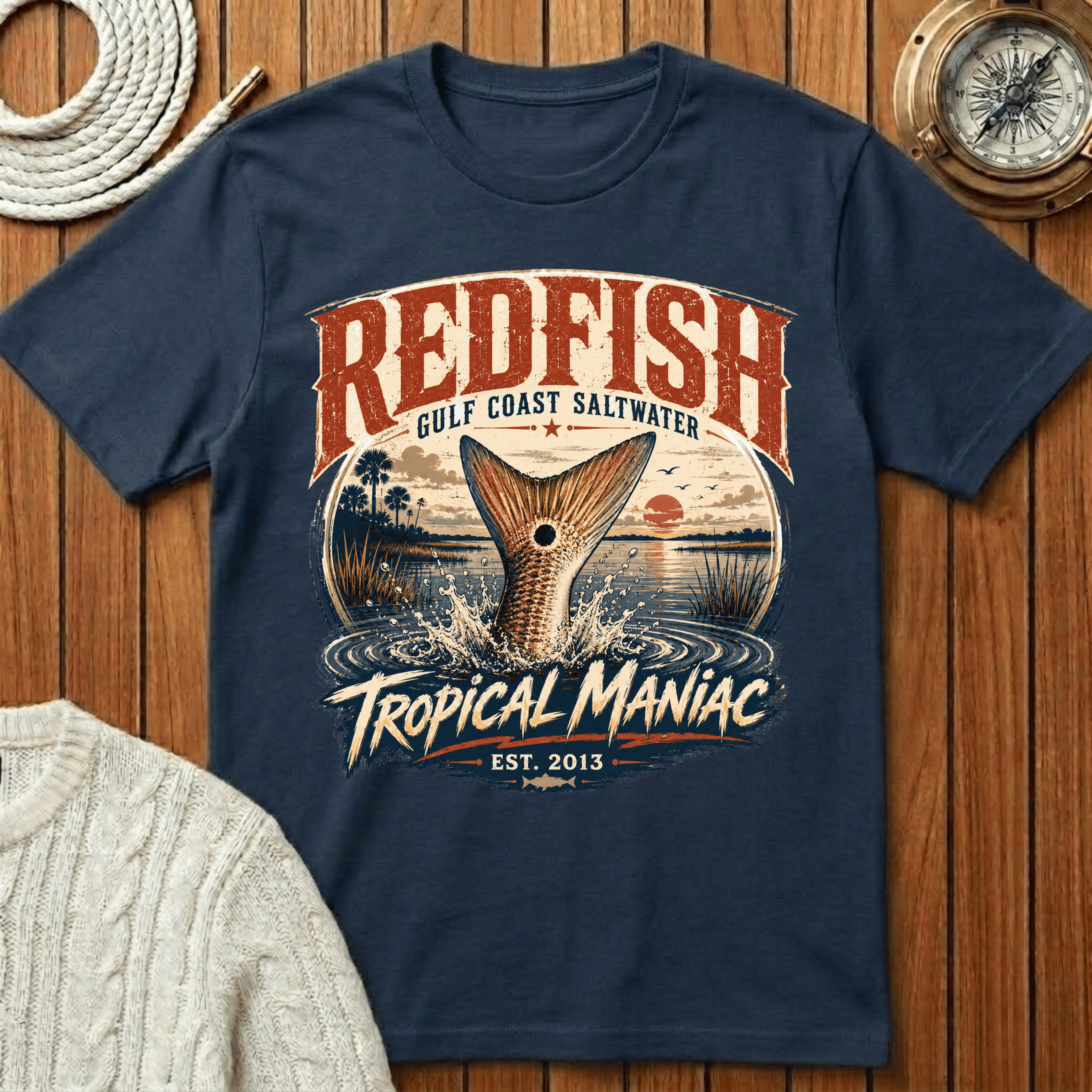 Redfish Gulf Coast Saltwater - T-Shirt