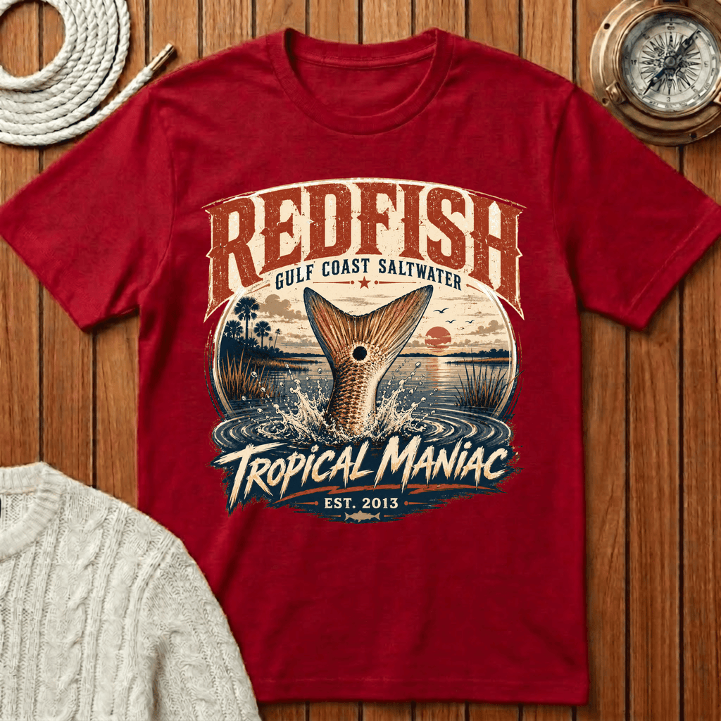 Redfish Gulf Coast Saltwater - T-Shirt