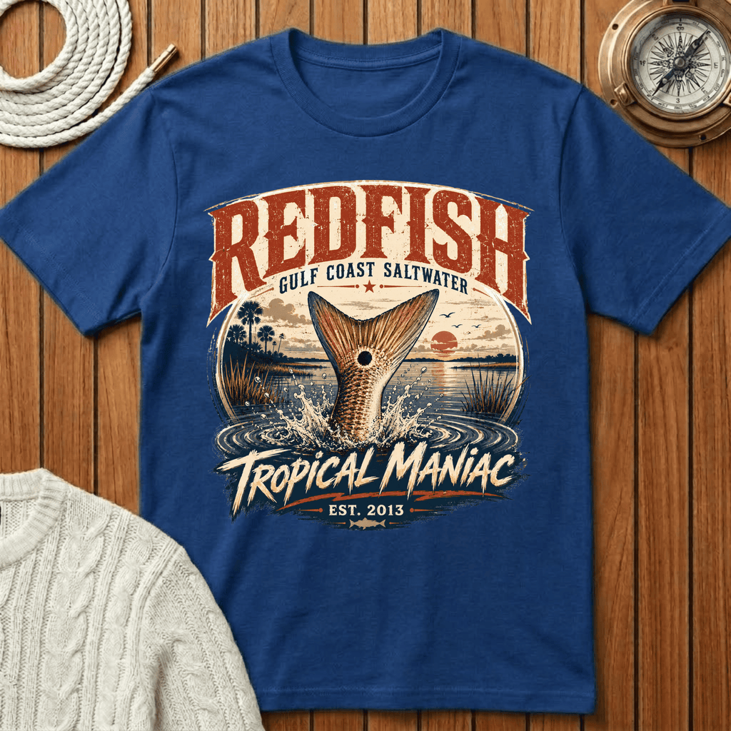 Redfish Gulf Coast Saltwater - T-Shirt