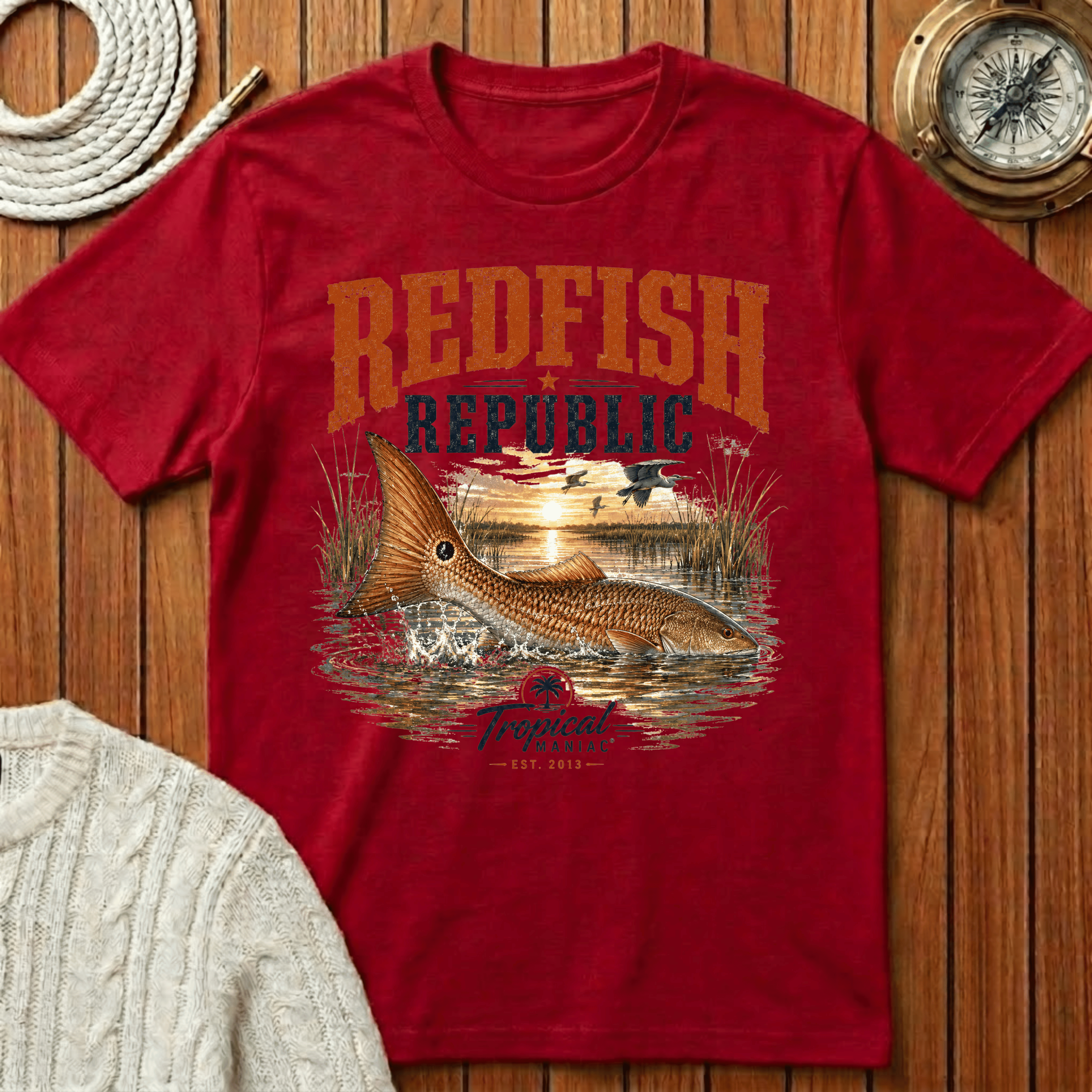 Redfish Republic - T-Shirt