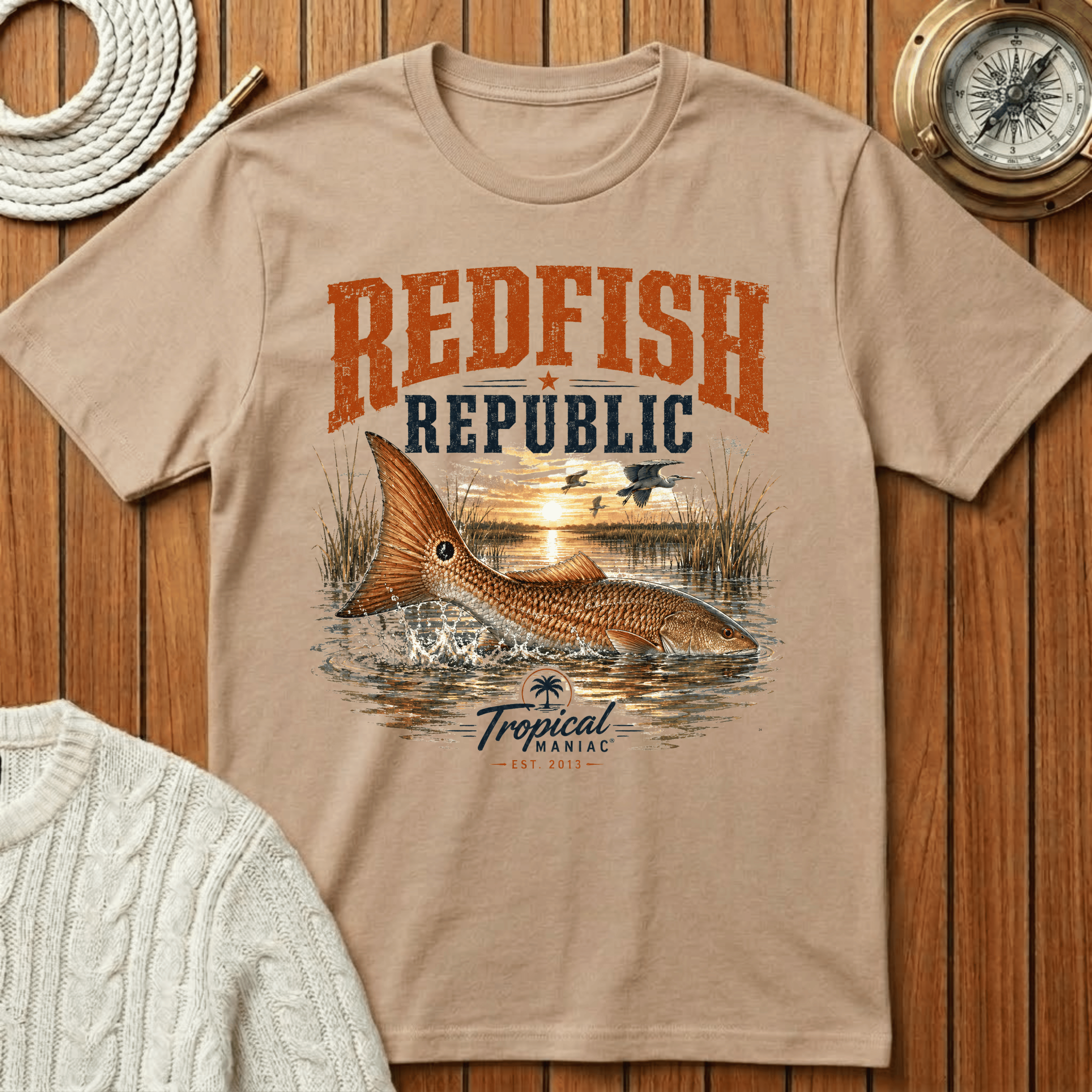 Redfish Republic - T-Shirt