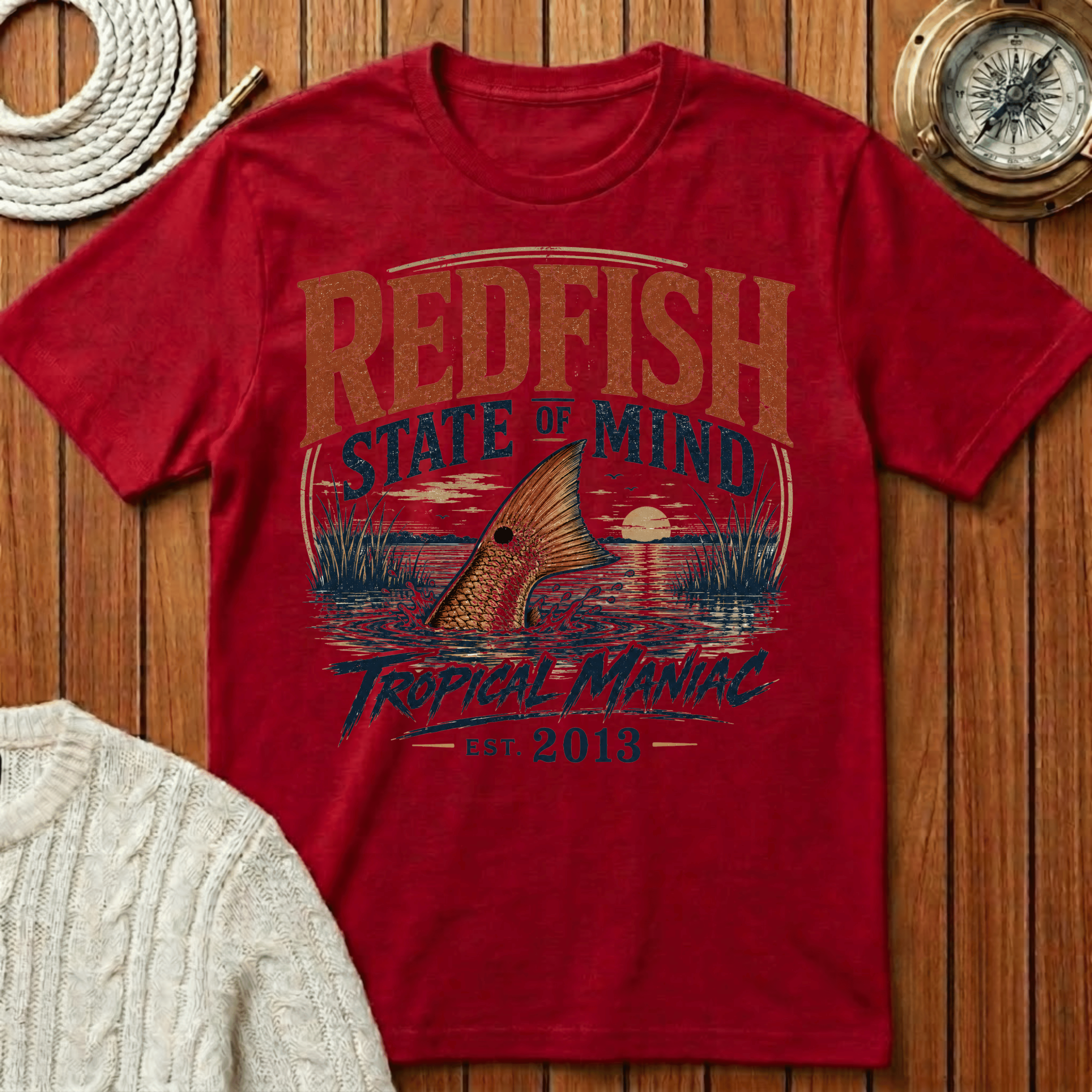 Redfish State of Mind - T-Shirt