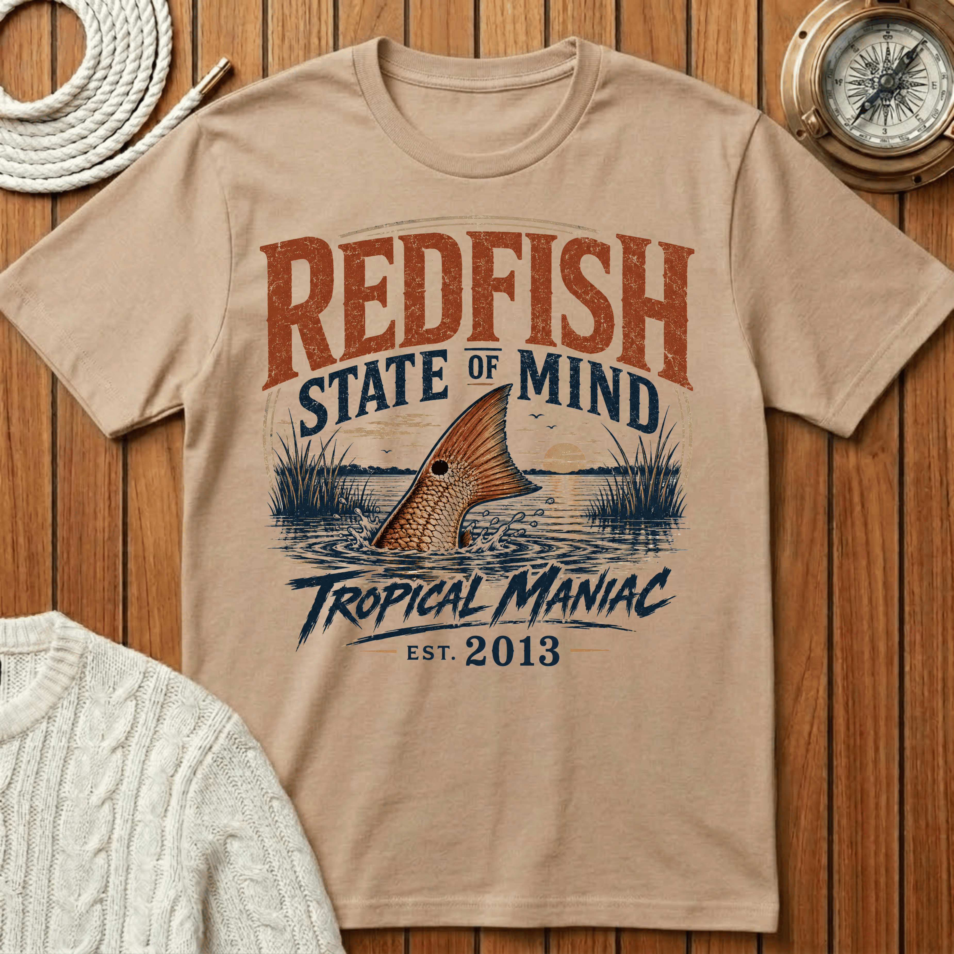 Redfish State of Mind - T-Shirt