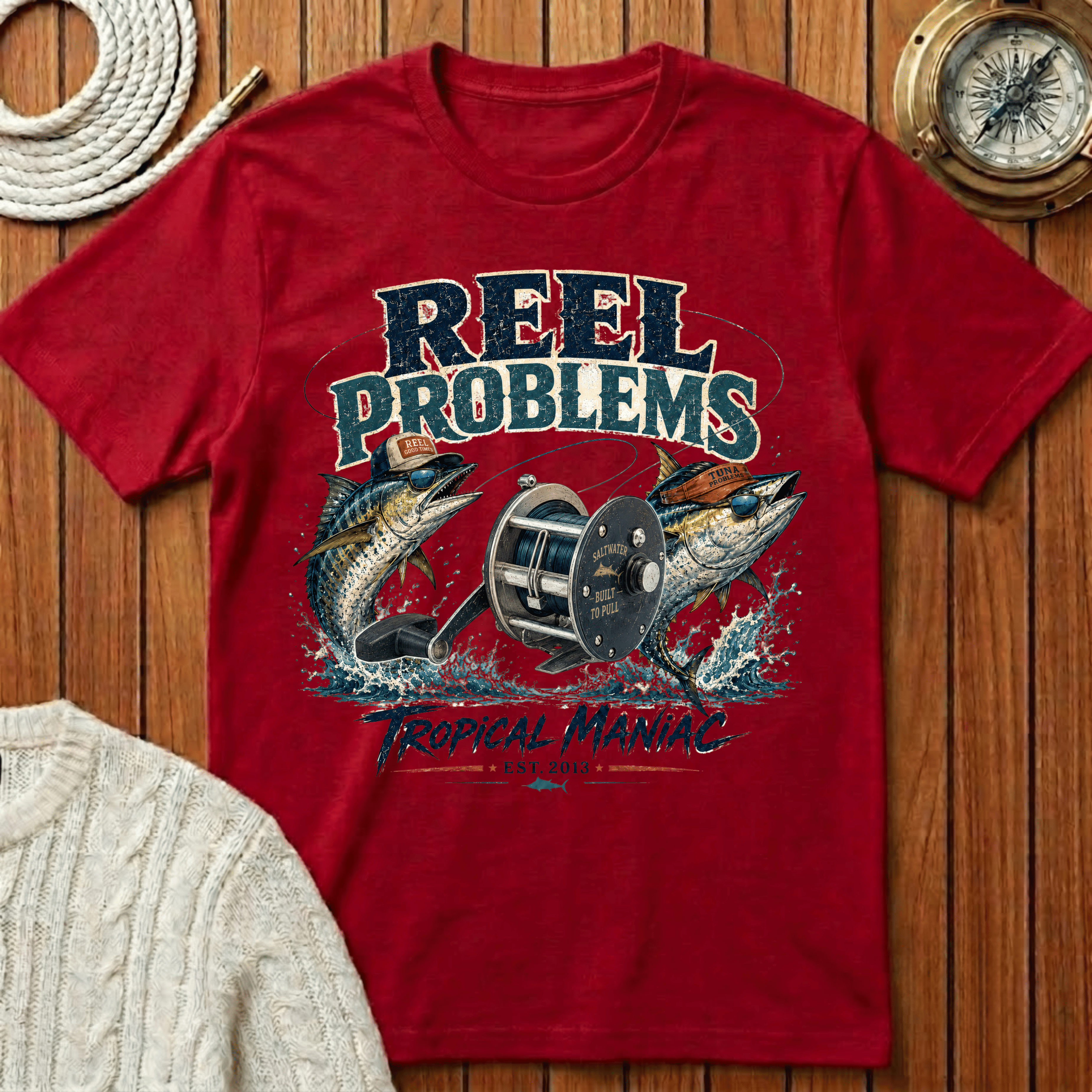 Reel Problems Fishing - T-Shirt
