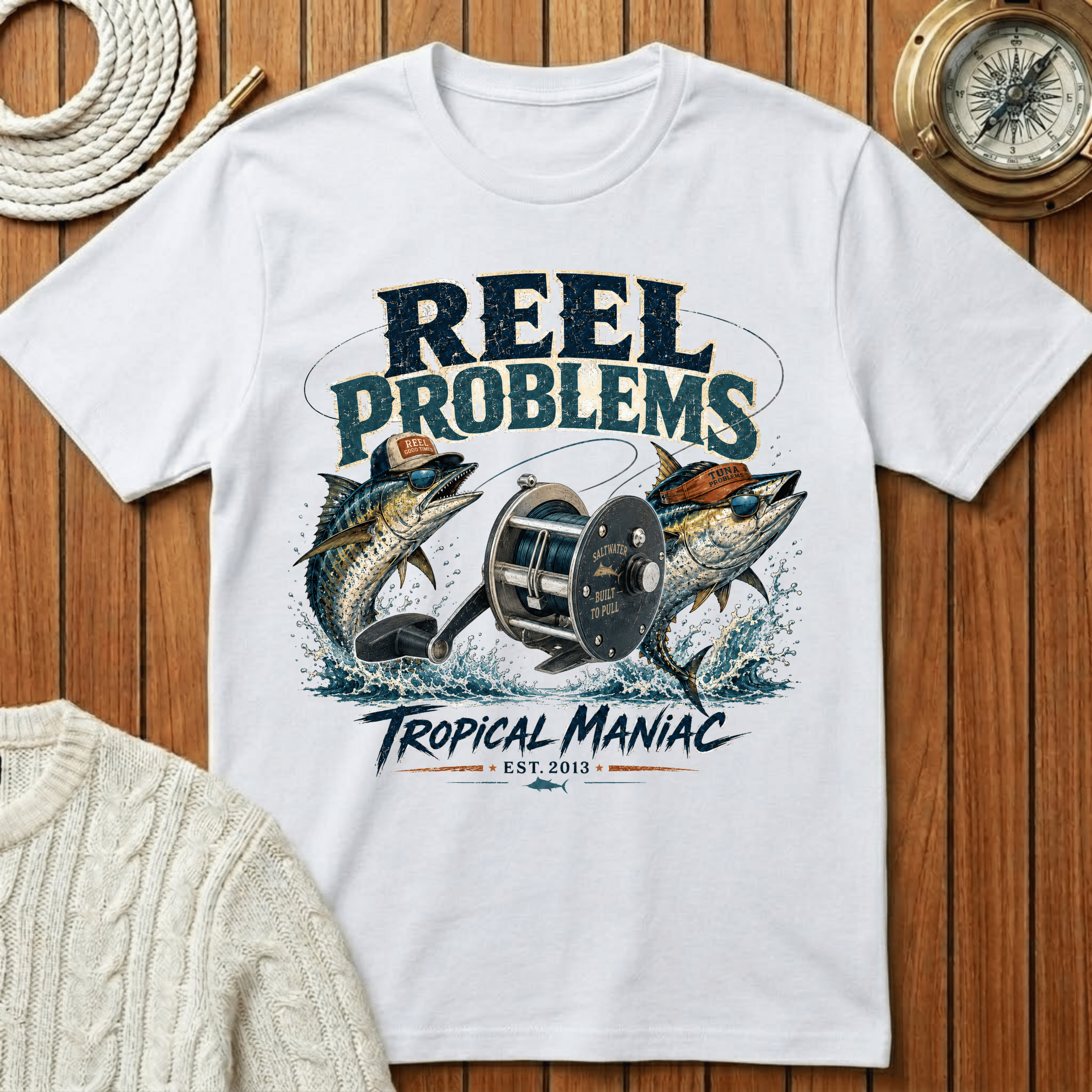 Reel Problems Fishing - T-Shirt