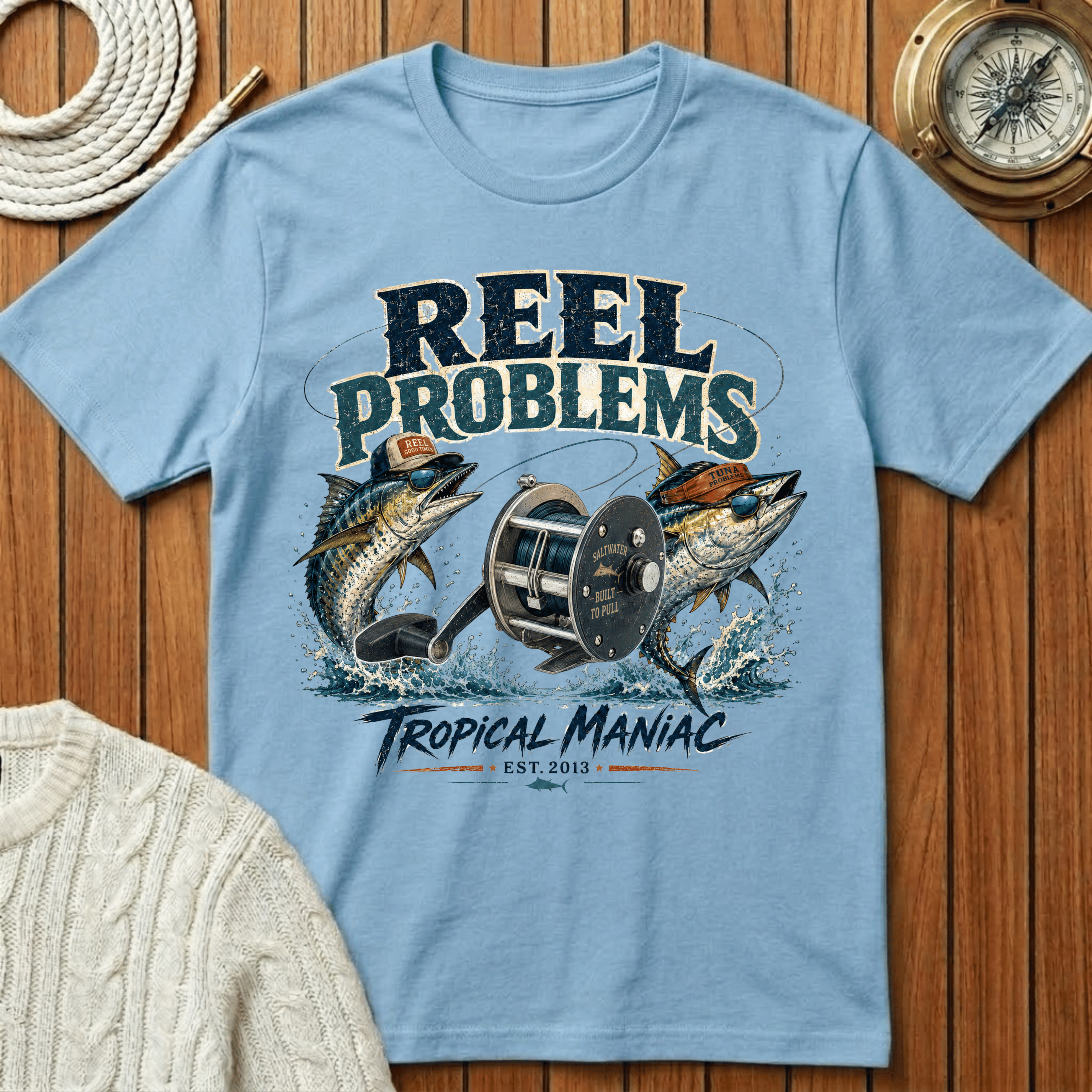 Reel Problems Fishing - T-Shirt