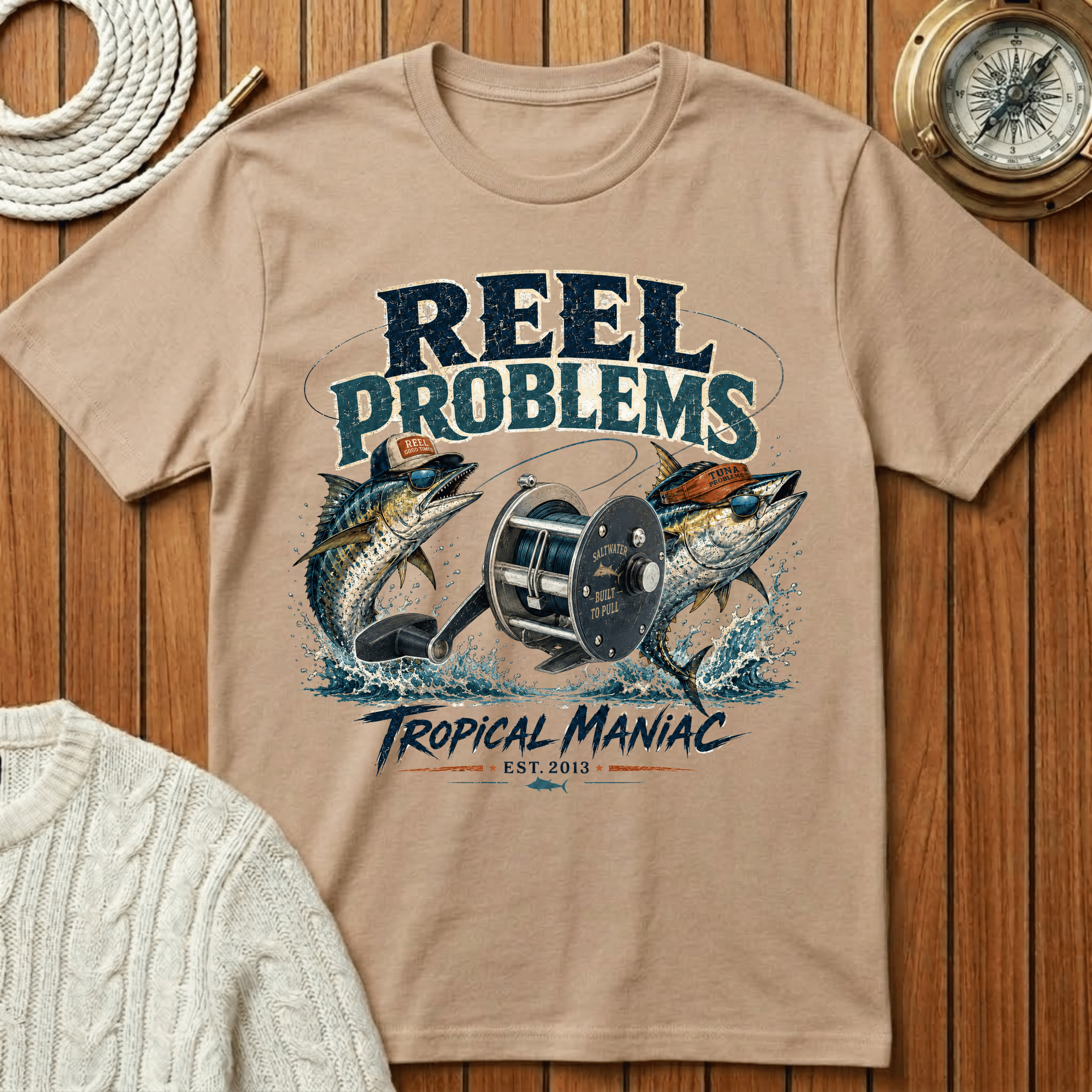 Reel Problems Fishing - T-Shirt