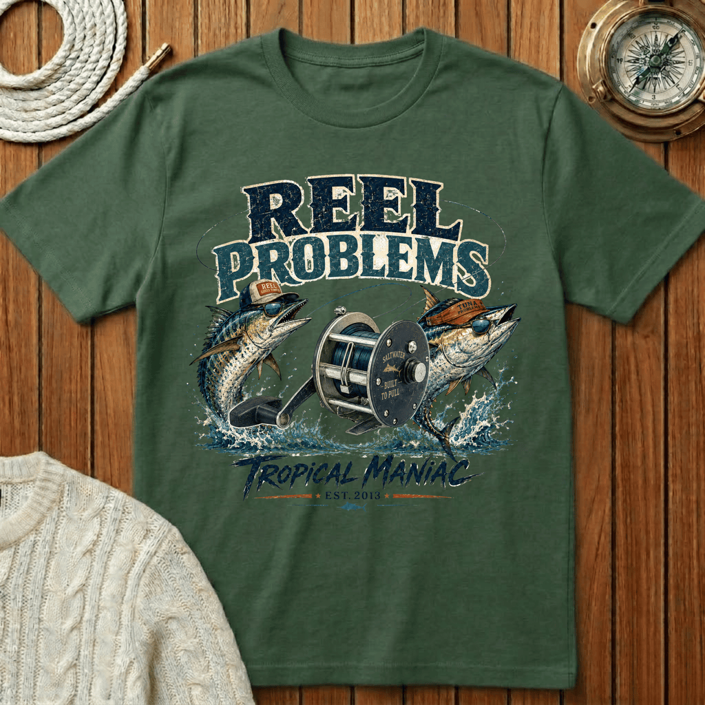 Reel Problems Fishing - T-Shirt