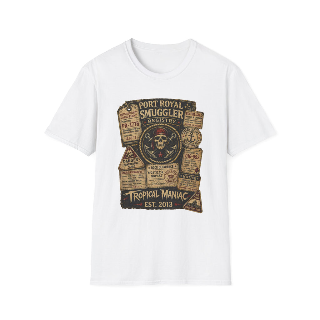 Smuggler Registry Skull T-Shirt