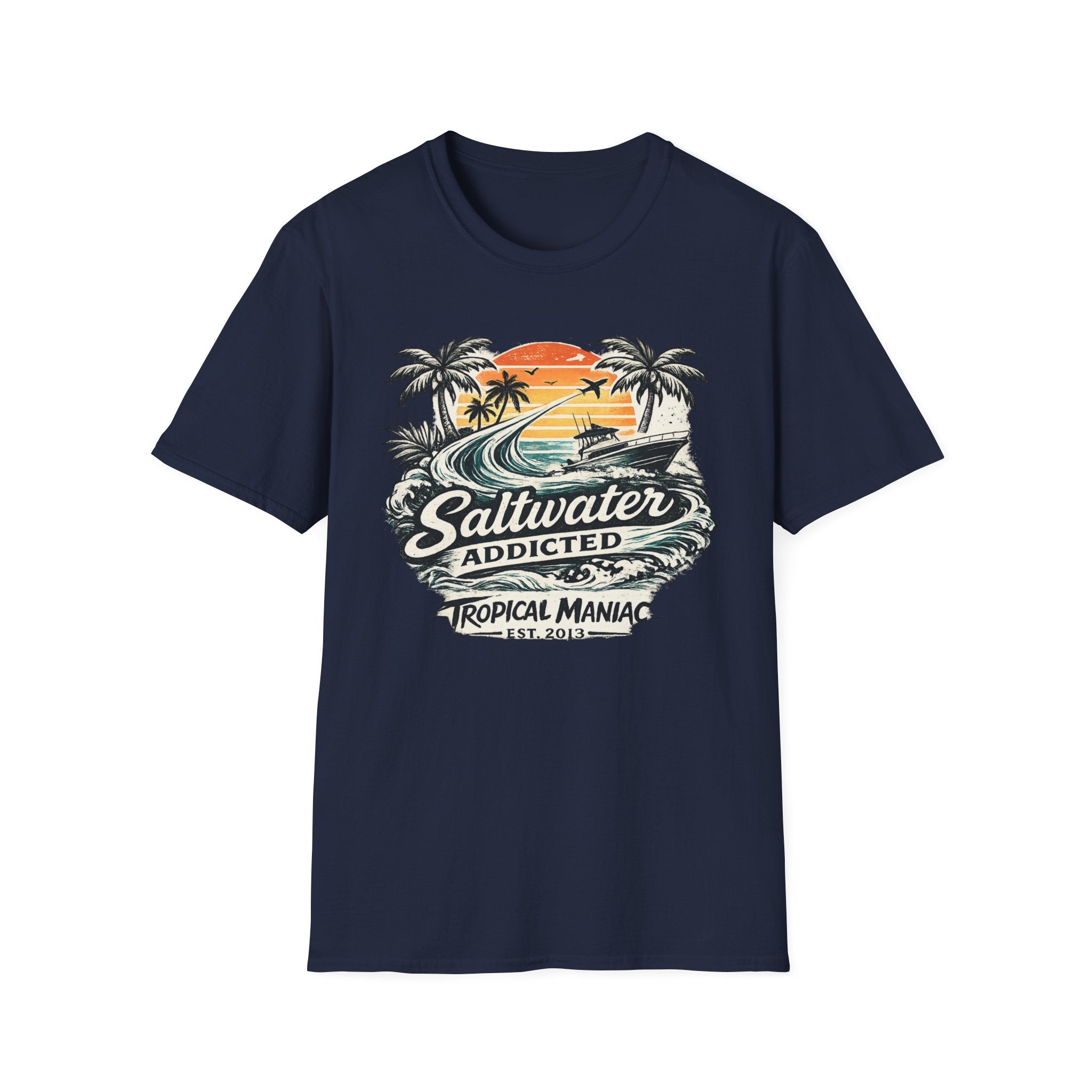 Saltwater Addicted Beach T-Shirt