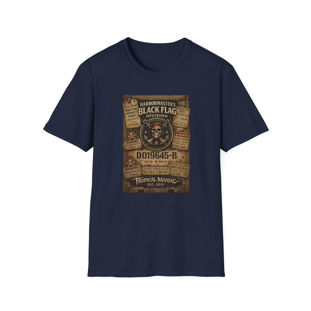 Black Flag Division Skull T‑Shirt