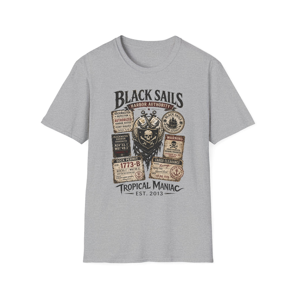 Black Sails Pirate Crest T-Shirt