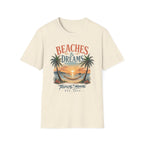 Beaches & Dreams Sunset T-Shirt — Tropical Palm Beach Vibes