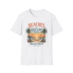 Beaches & Dreams Sunset T-Shirt — Tropical Palm Beach Vibes