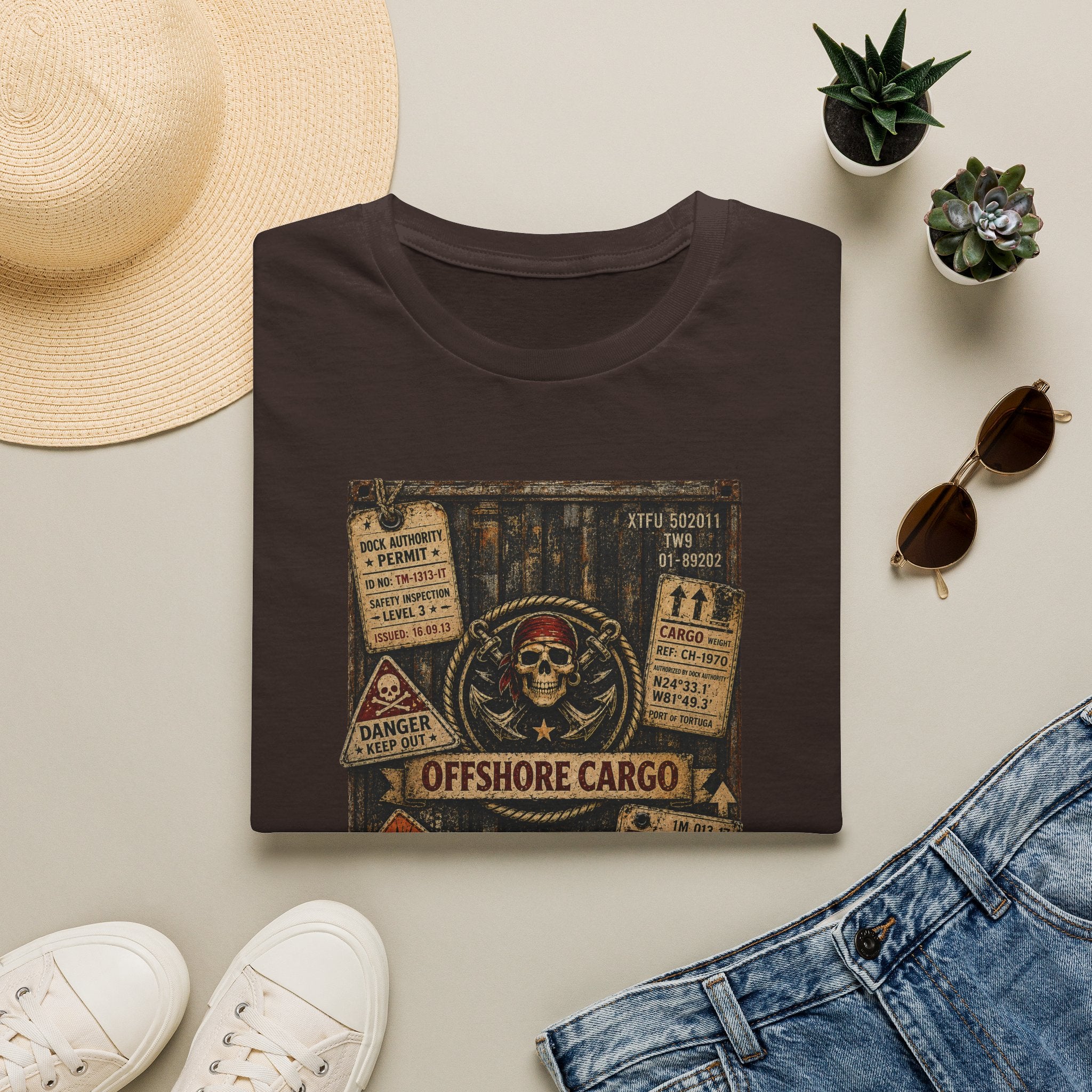 Offshore Cargo Skull T-Shirt