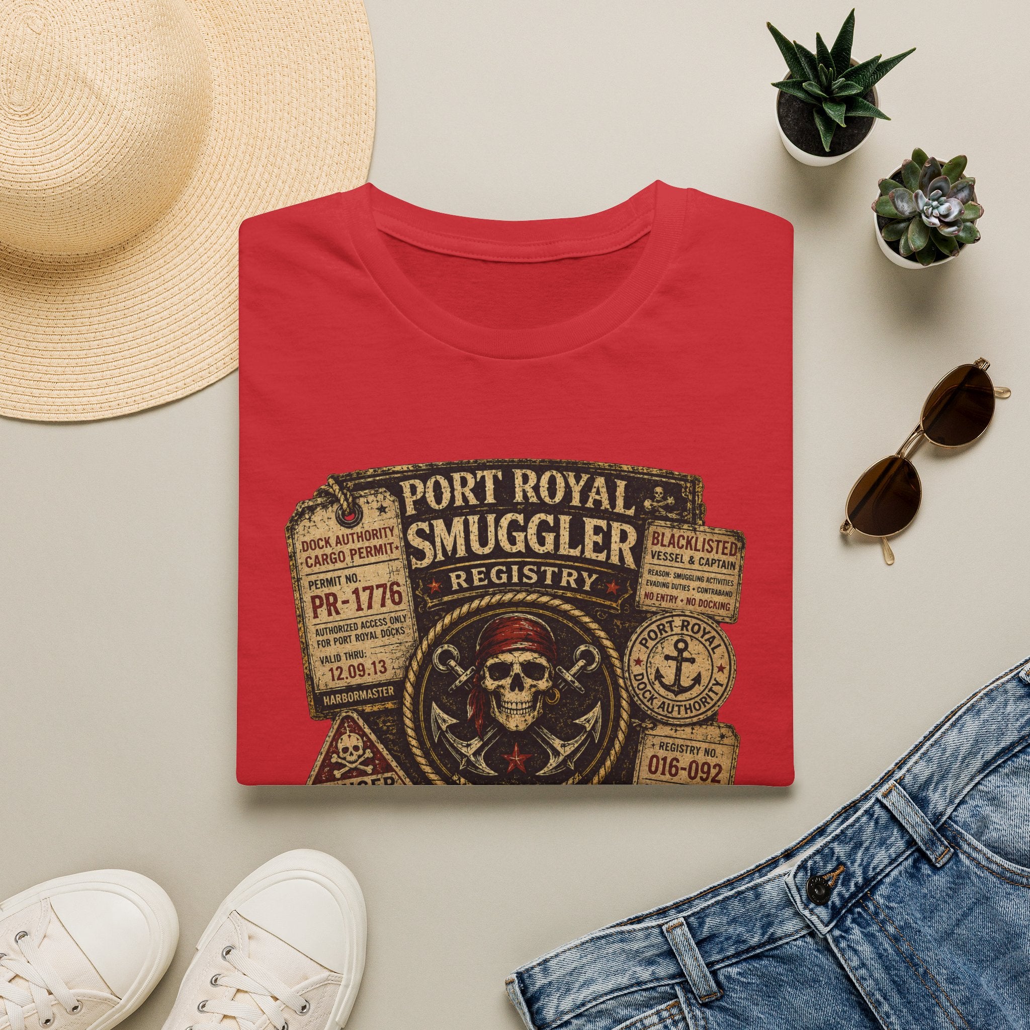 Smuggler Registry Skull T-Shirt