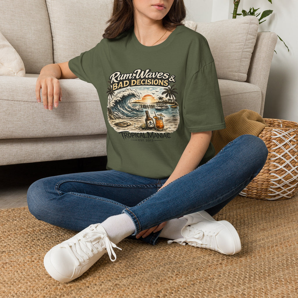 Rum, Waves & Bad Decisions T-Shirt