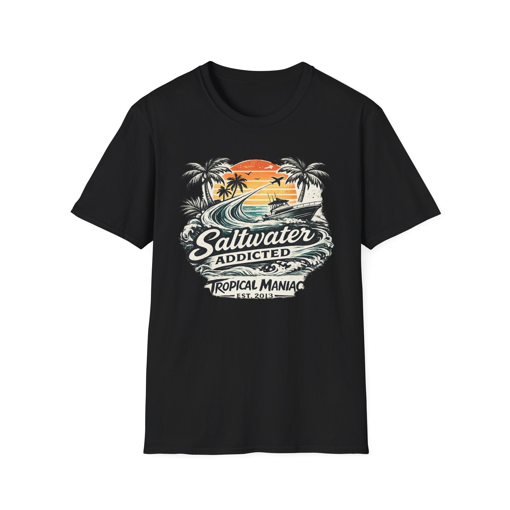 Saltwater Addicted Beach T-Shirt
