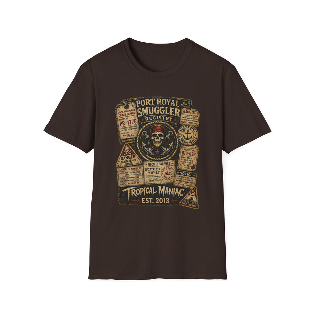 Smuggler Registry Skull T-Shirt