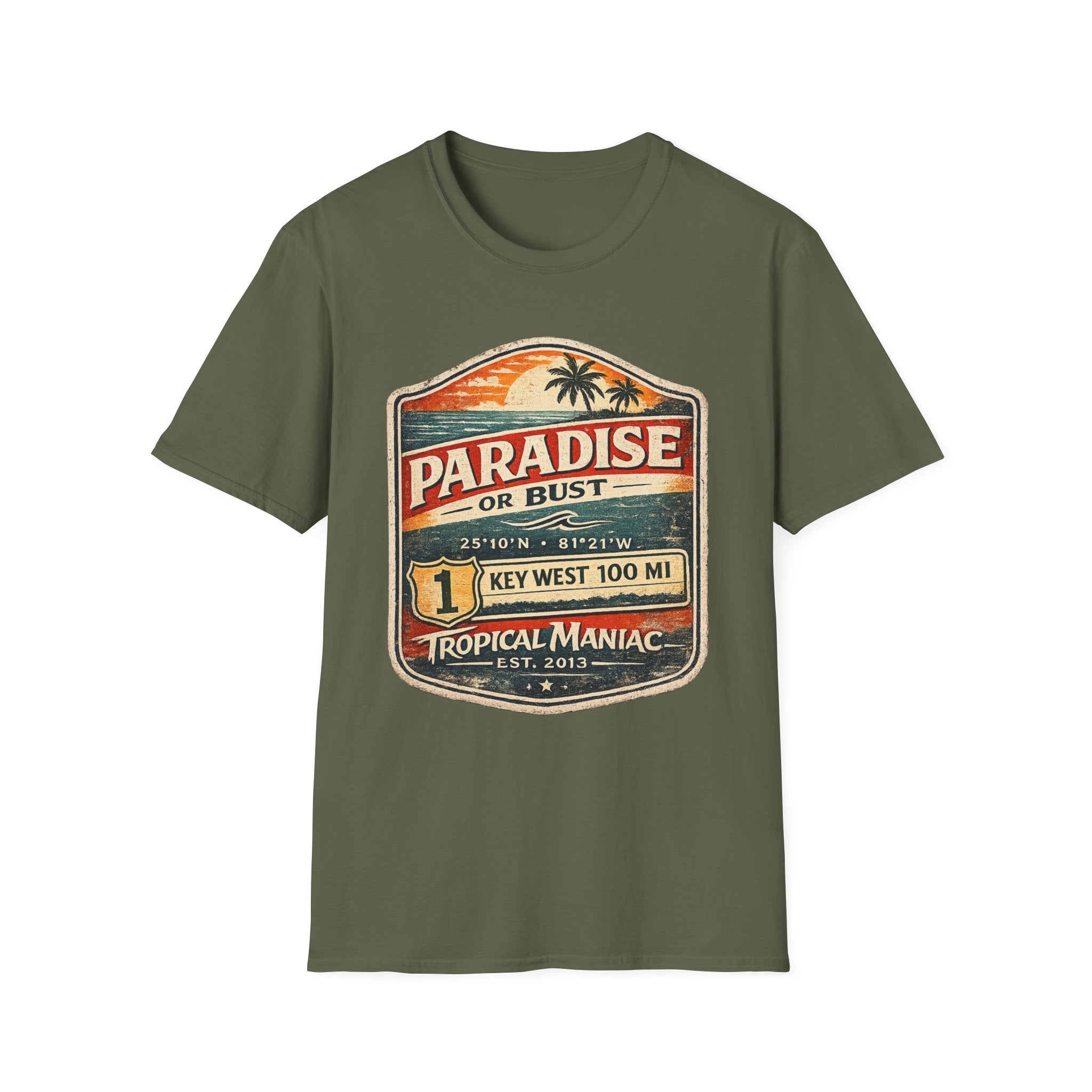 Paradise or Bust  Key West T-Shirt