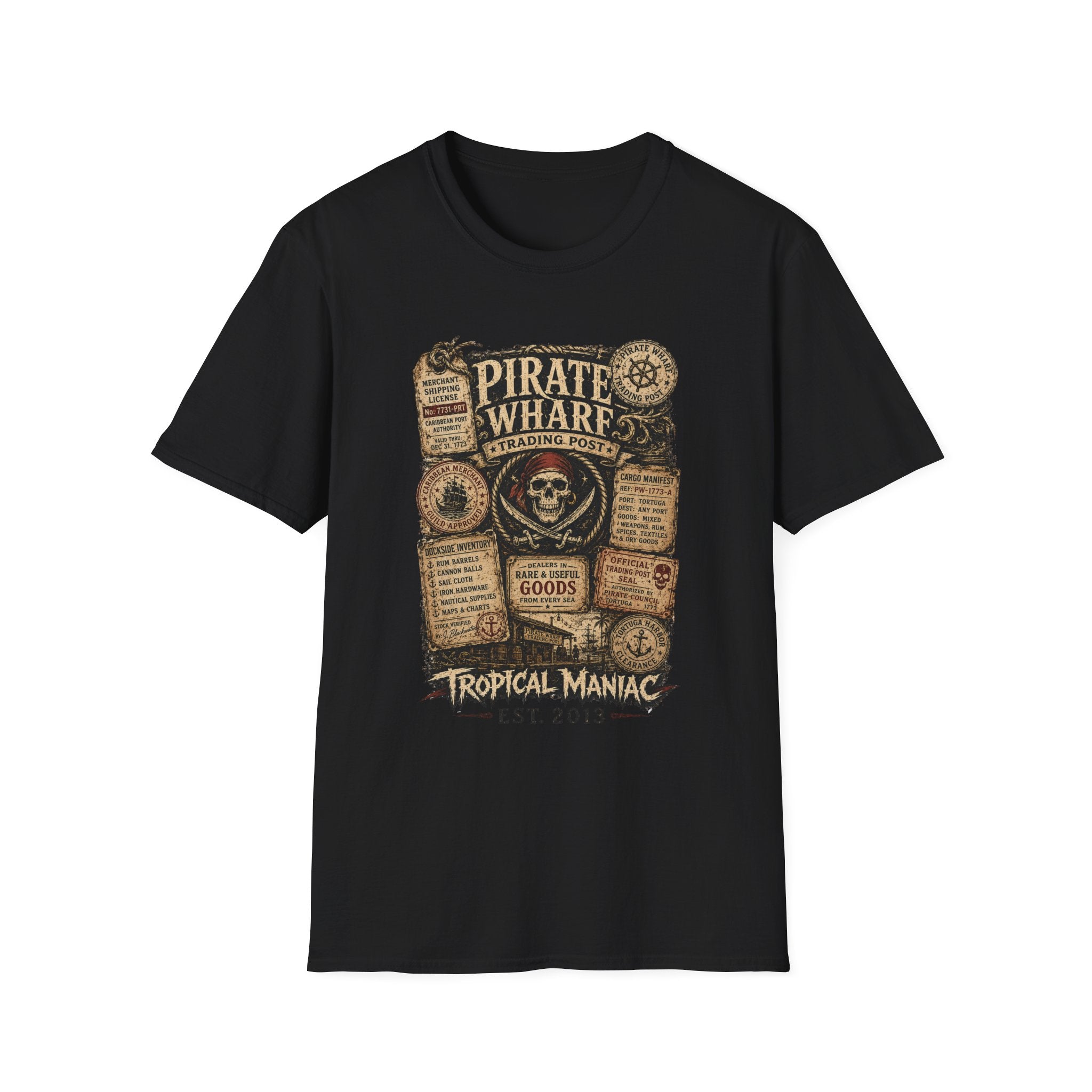 Pirate Wharf Trading Post T-Shirt