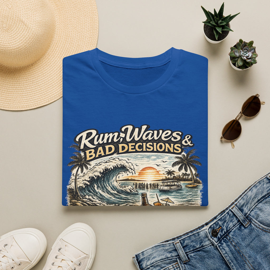 Rum, Waves & Bad Decisions T-Shirt