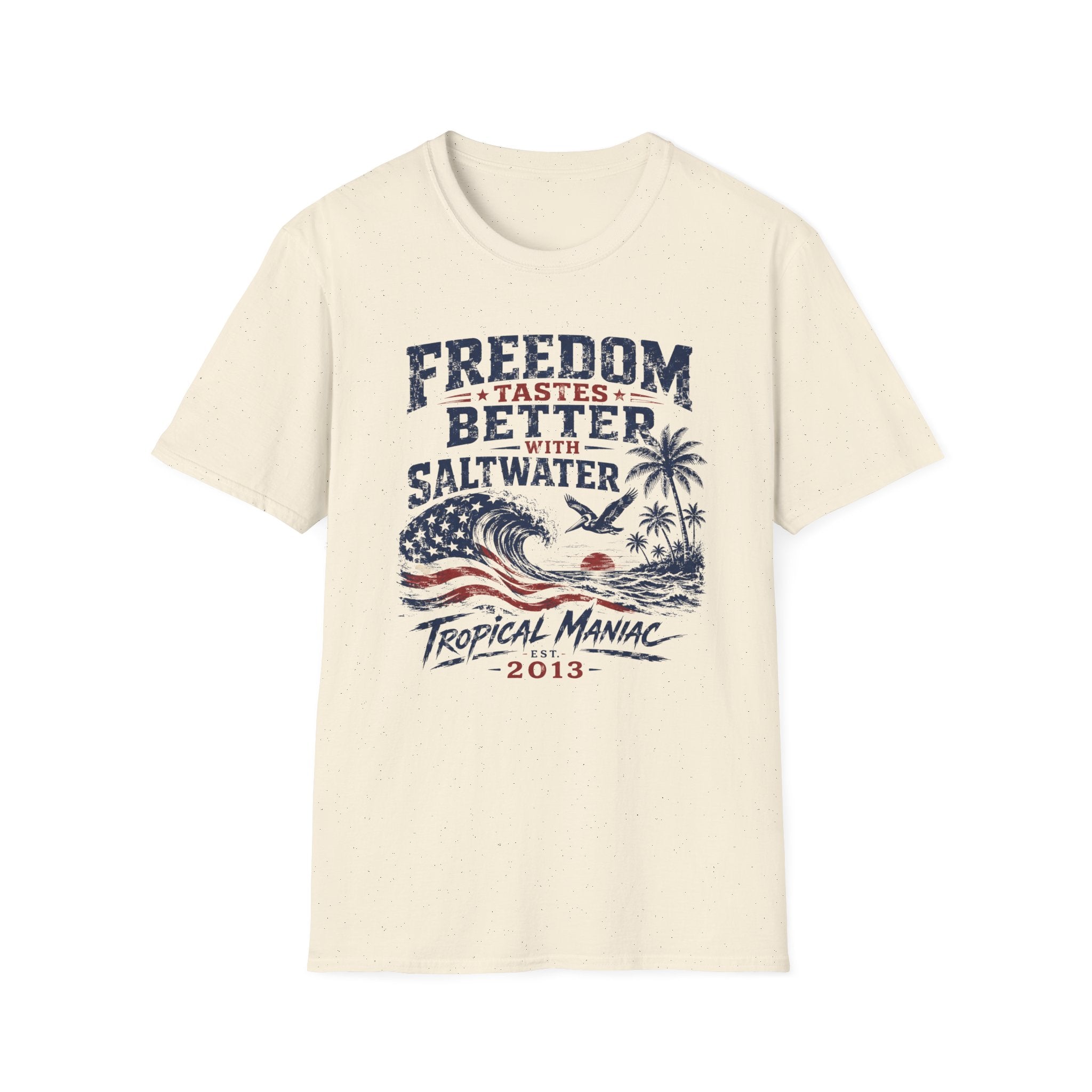 Freedom Taste Better with Saltwater T-Shirt