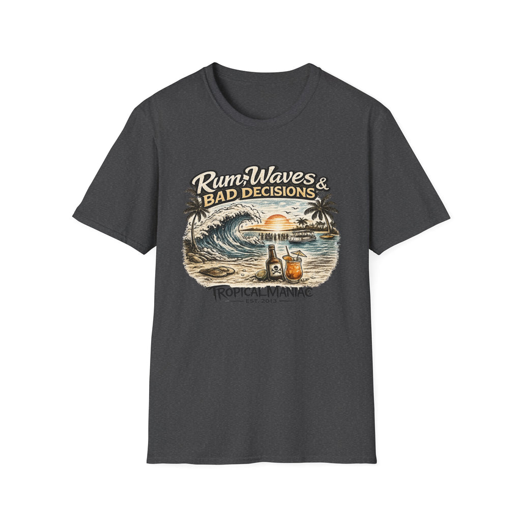 Rum, Waves & Bad Decisions T-Shirt