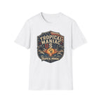 Tropical Maniac USA T-Shirt — Vintage Beach Palm Graphic Tee