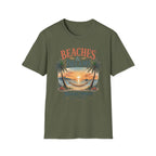 Beaches & Dreams Sunset T-Shirt — Tropical Palm Beach Vibes