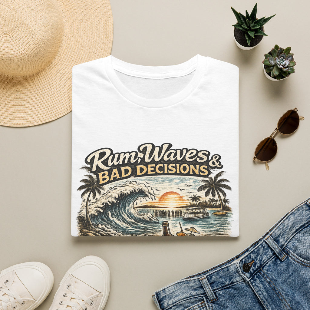Rum, Waves & Bad Decisions T-Shirt