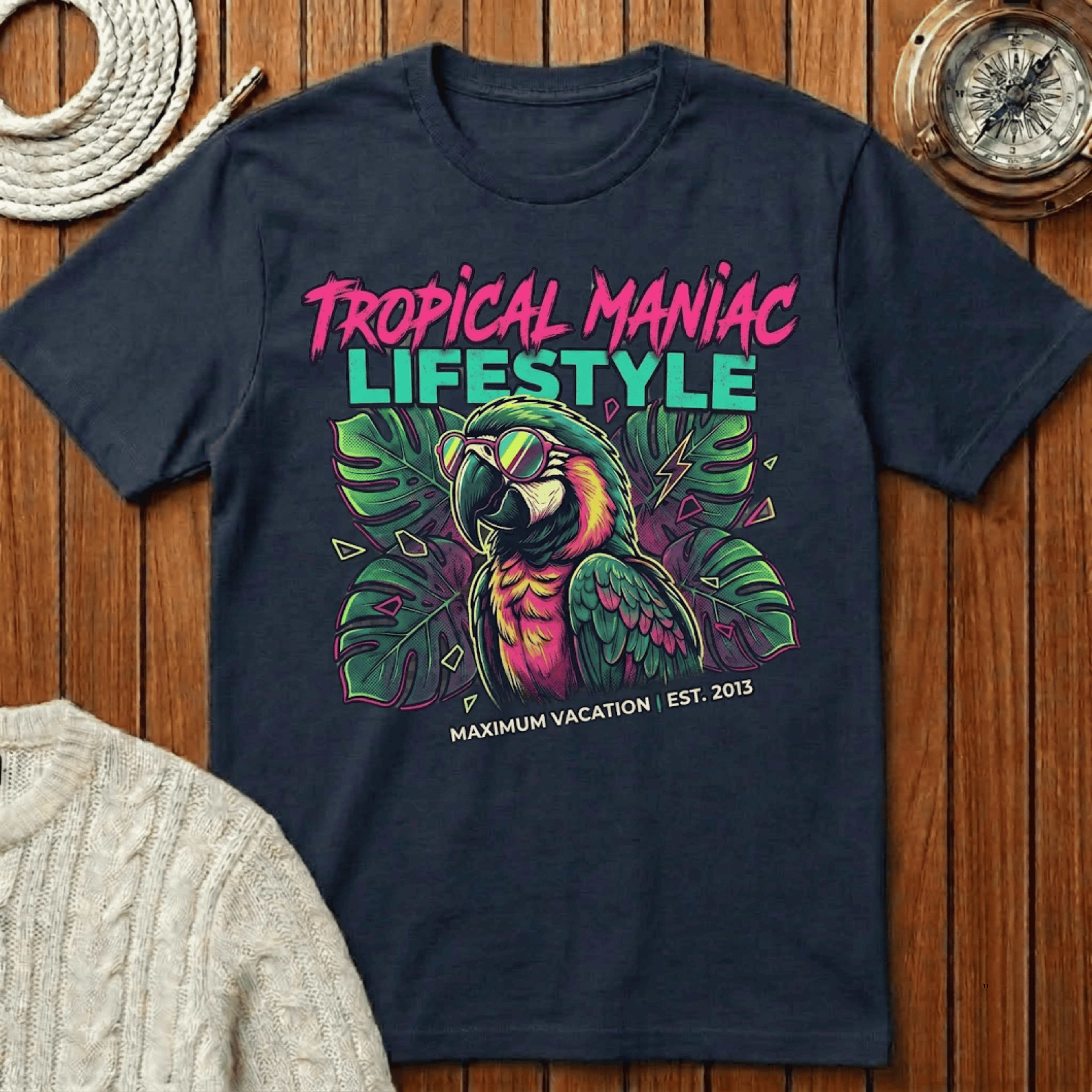 Tropical Maniac Lifestyle T-Shirt