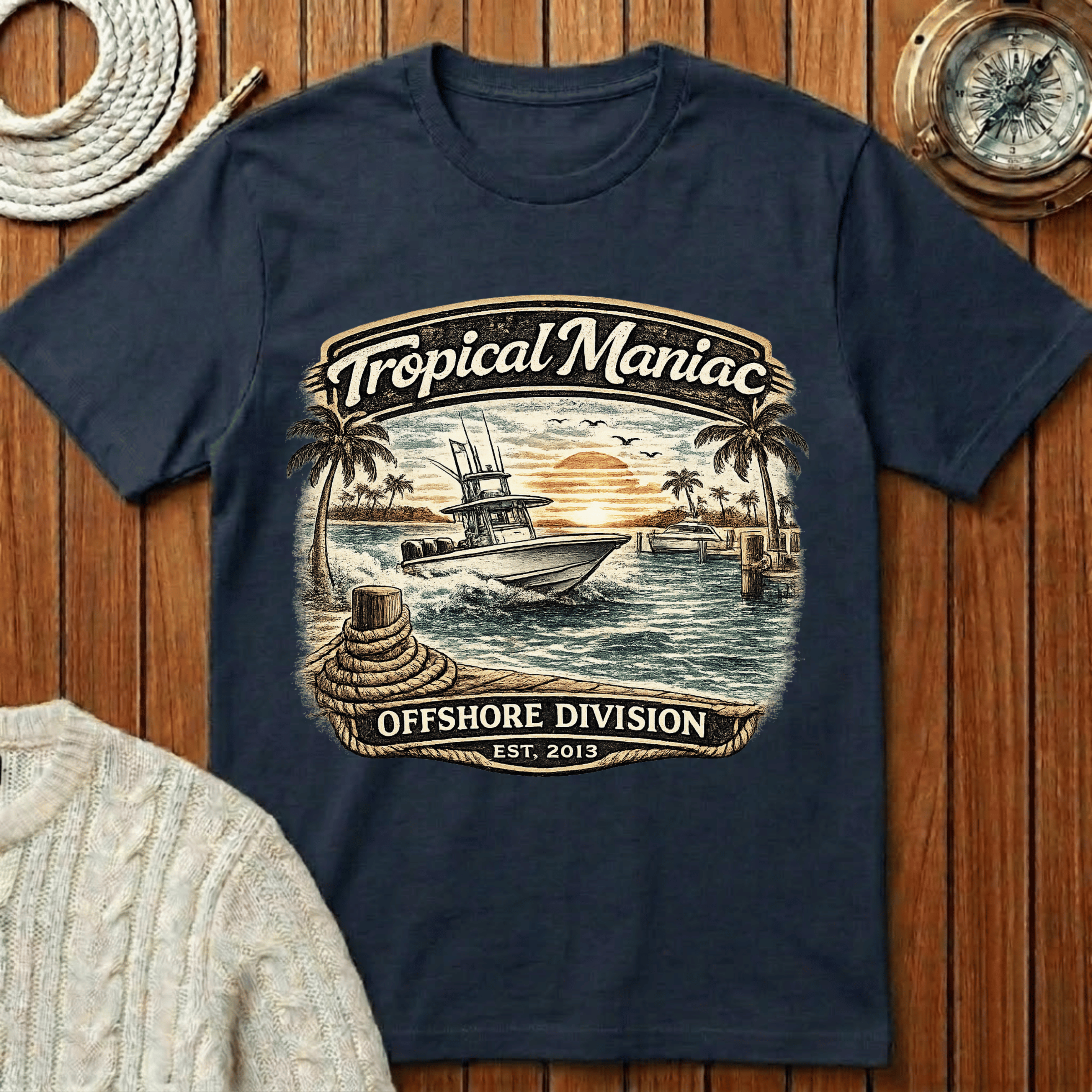 Tropical Maniac Offshore Division T-Shirt
