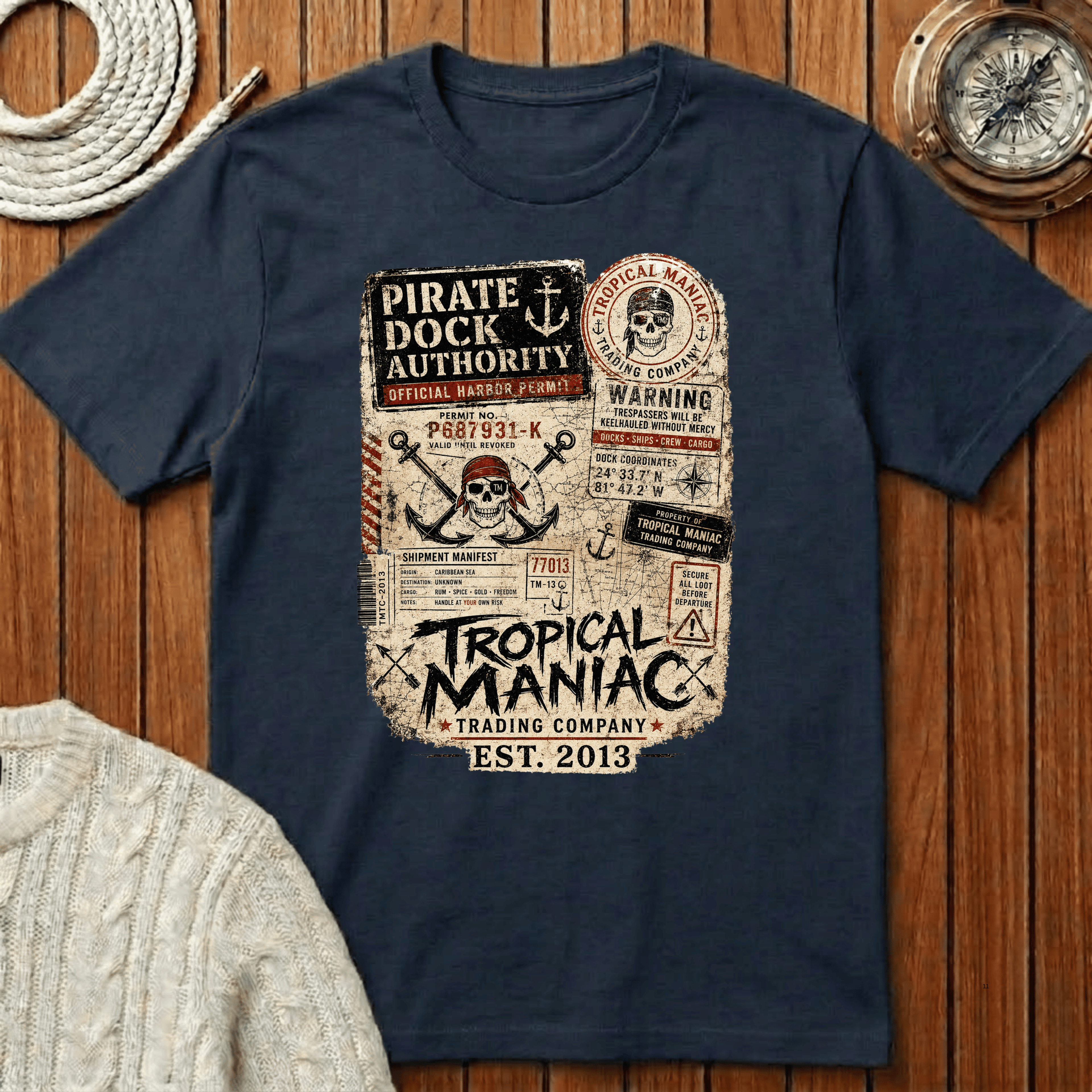 Pirate Dock Authority T-Shirt